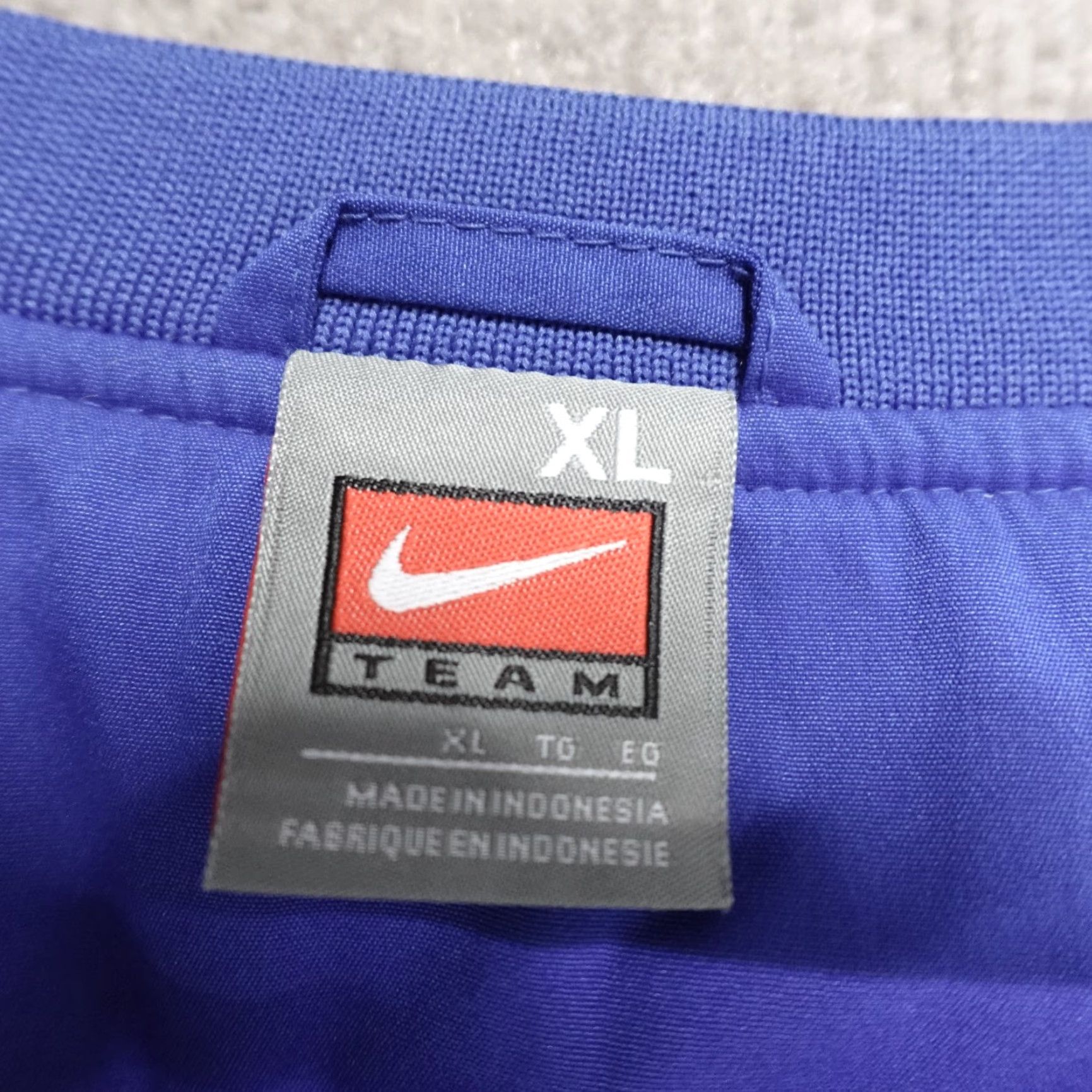 Nike Nike Team Jacket Mens XL Blue Cobalt V-Neck Lined Center Swoosh Size US XL / EU 56 / 4 - 3 Thumbnail