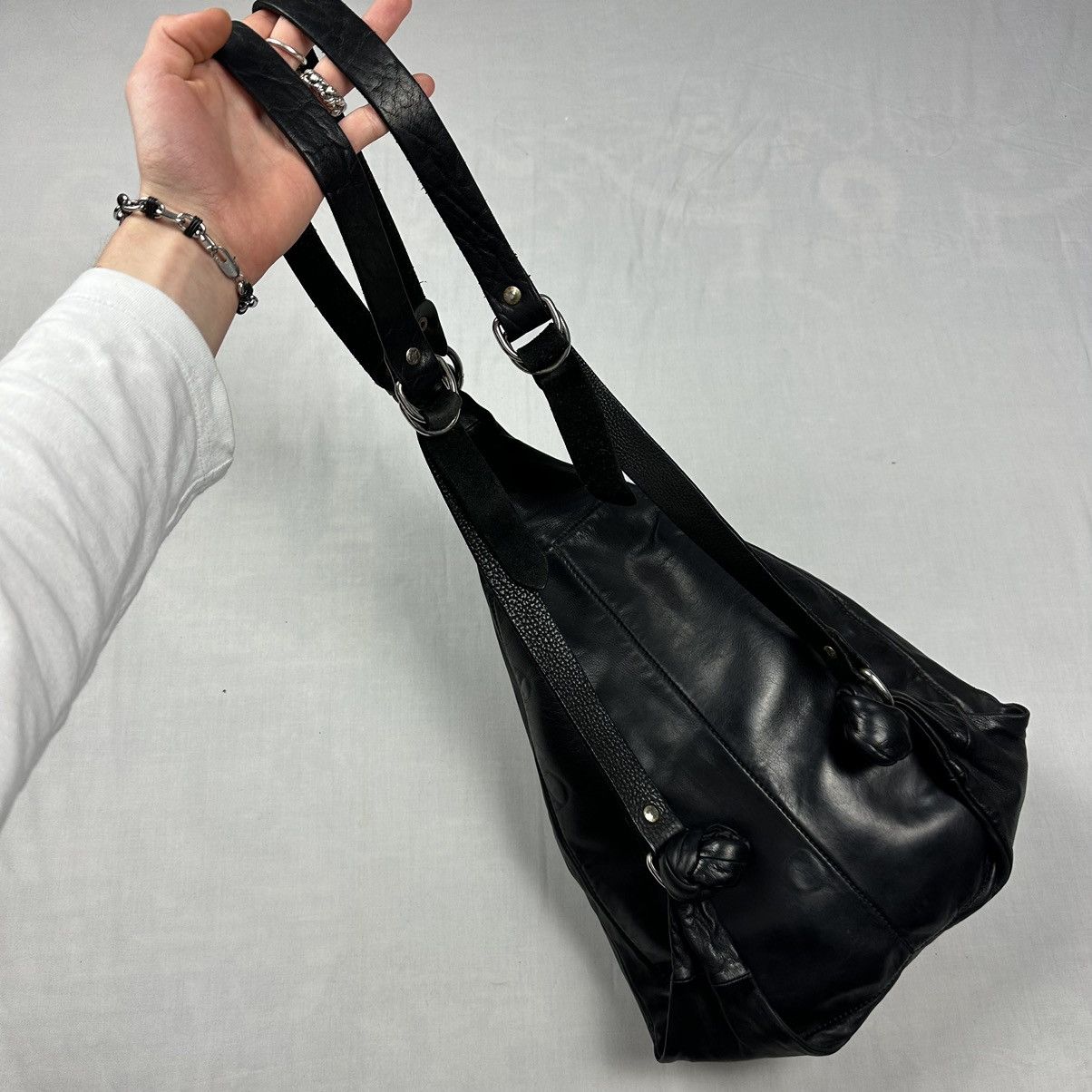 Guidi GUIDI Soft Horse Leather Backpack / Crossbody Bag Avantgarde Size ONE SIZE - 3 Thumbnail