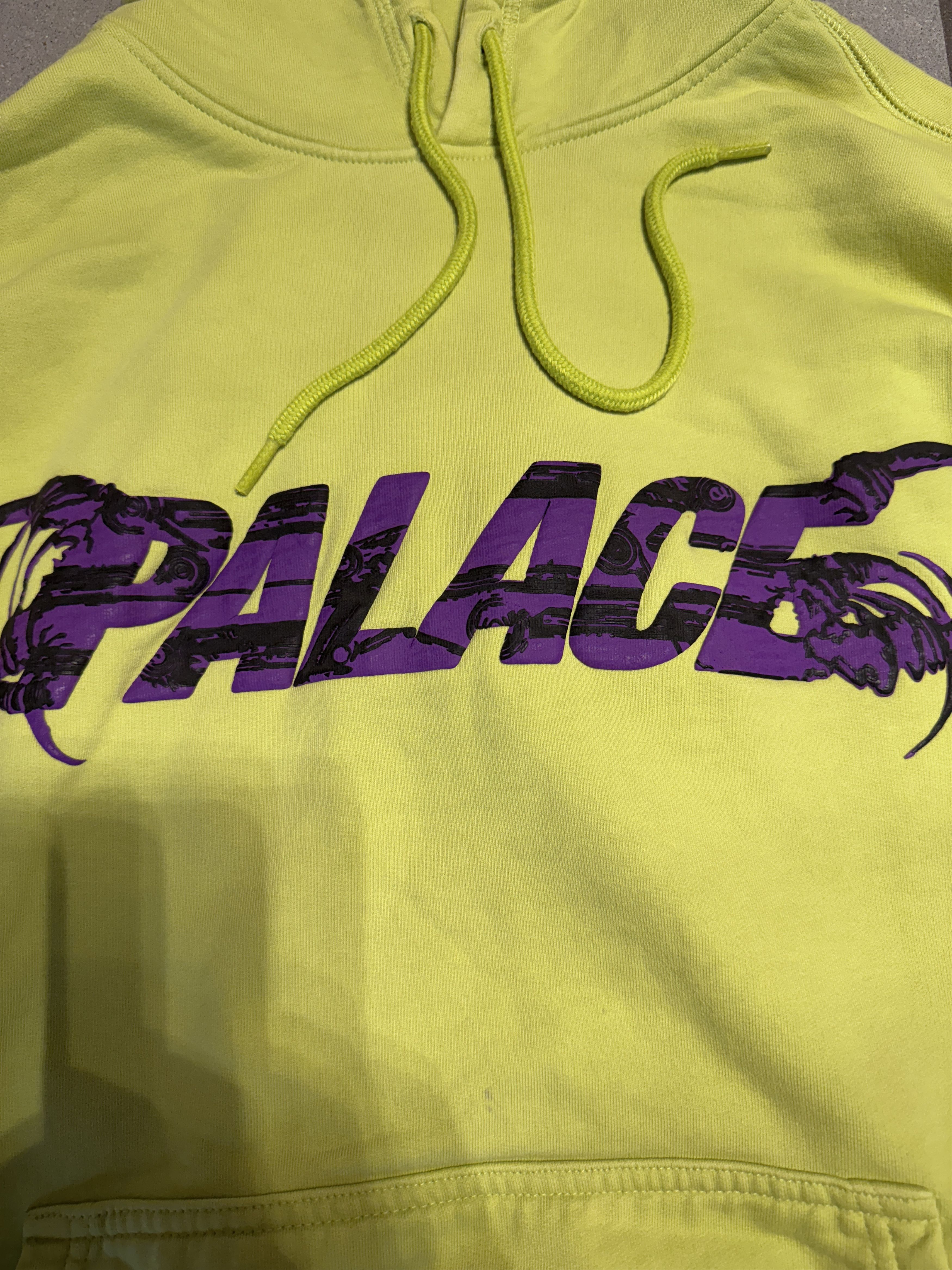 Other PALACE - Lime-green hoodie with cool purple graphic Size S / US 4 / IT 40 - 3 Thumbnail