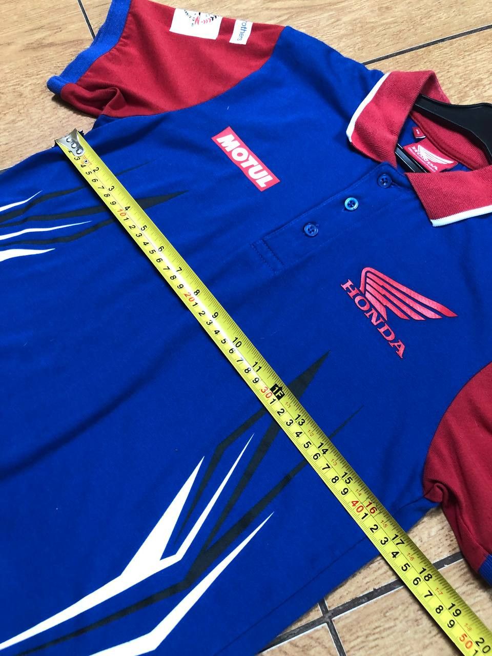 Honda Honda Team Motorrad Superbike Racing Polo Jersey Size US XS / EU 42 / 0 - 8 Thumbnail