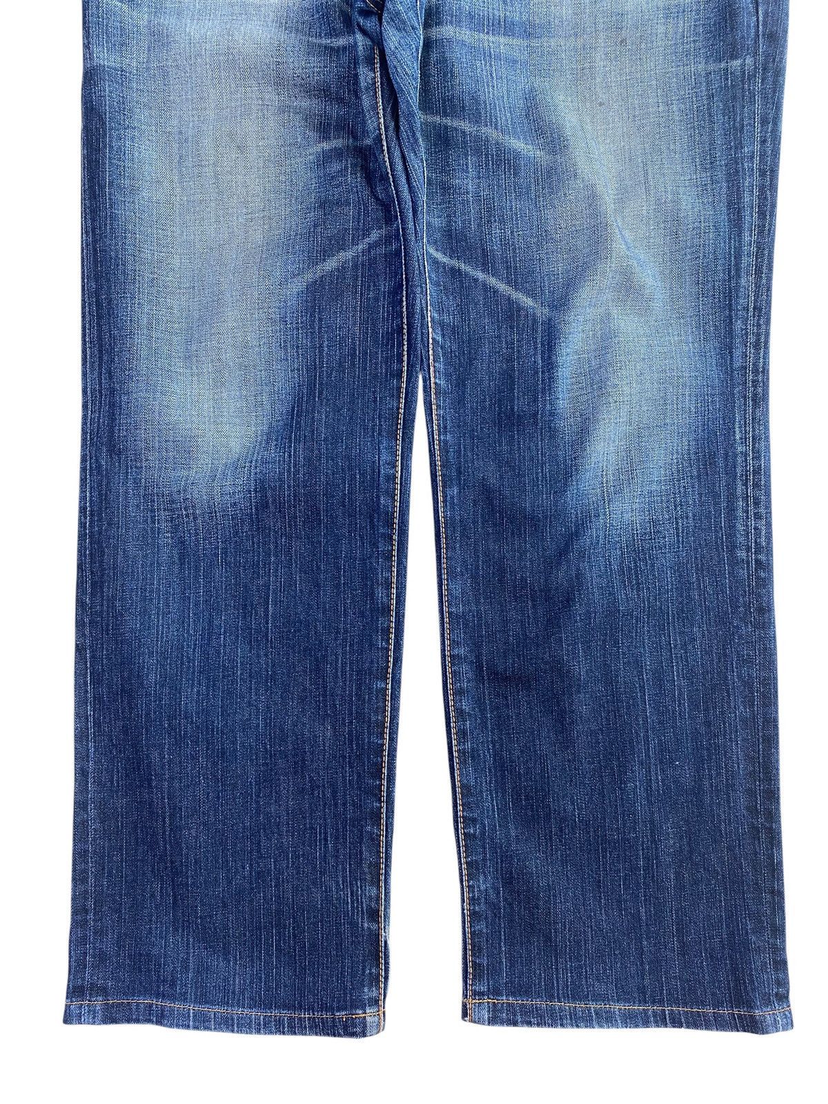 Edwin Edwin 504 Whiskers Faded Wash Style Loose Jeans Size US 34 / EU 50 - 9 Thumbnail