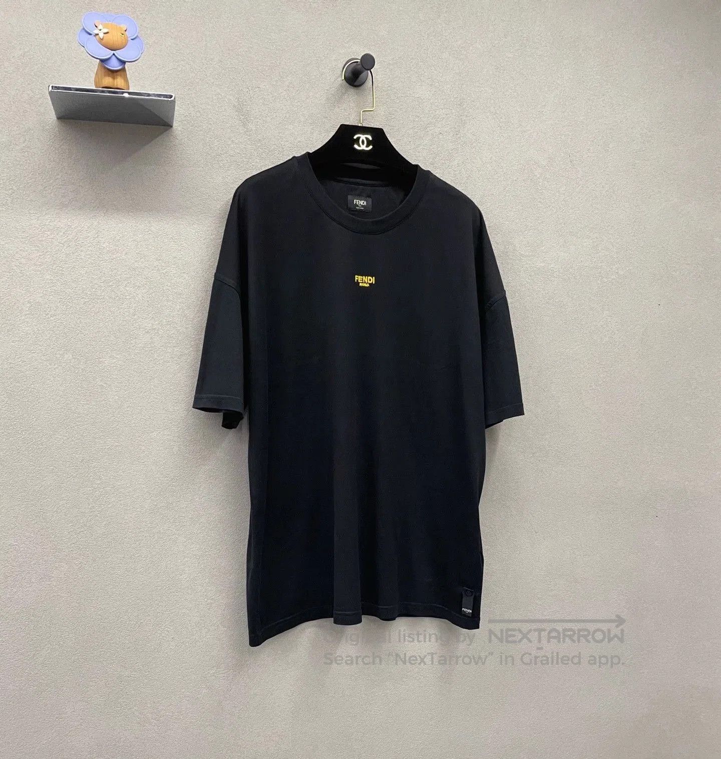 Fendi FENDI Black Short Sleeve T-Shirt. Size US M / EU 48-50 / 2 - 4 Thumbnail