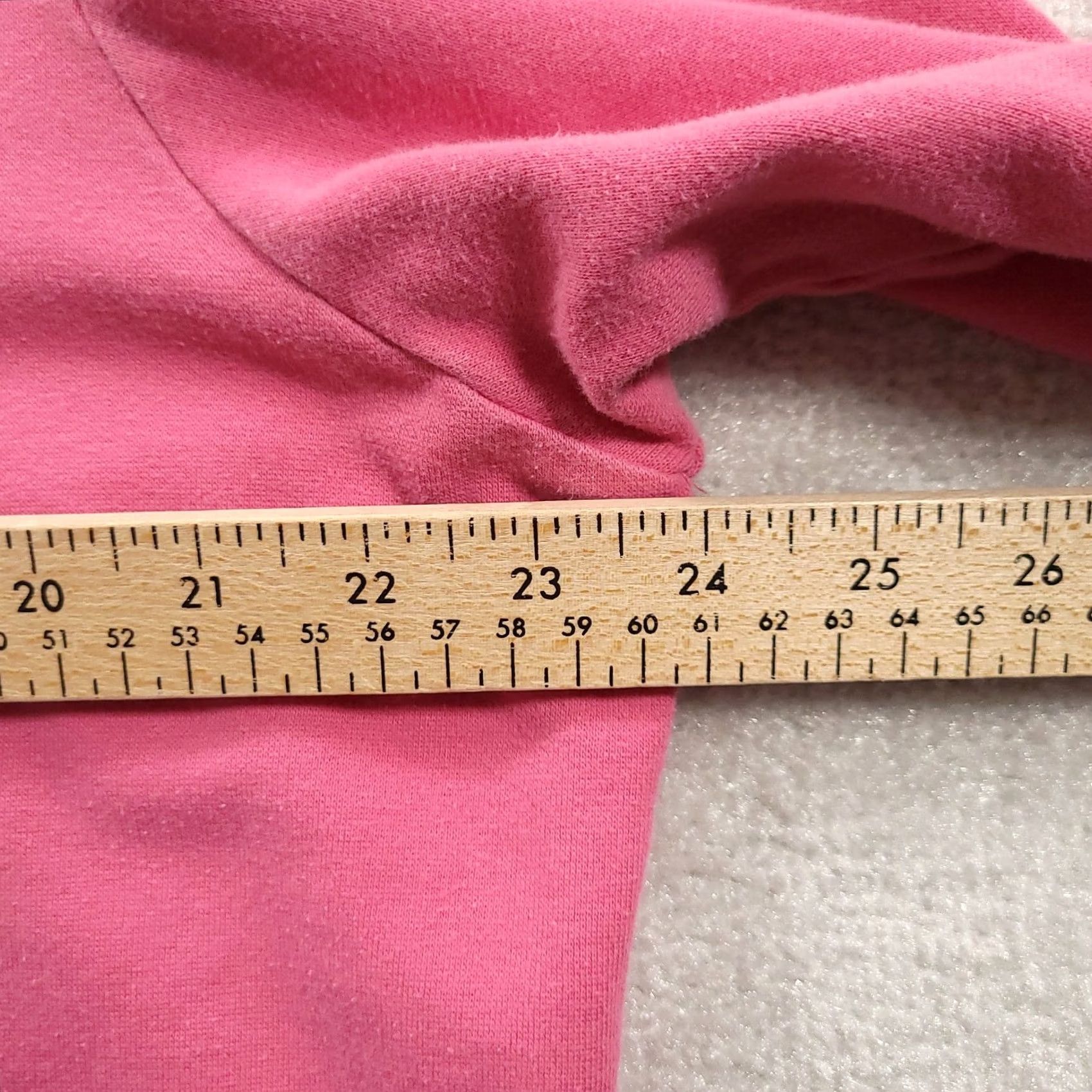 Vintage Fashion Bug Polo Shirt 3/4 Sleeve V-Neck Pink 22/24W Women Casual Shirt Size 3XL / US 20-22 - 4 Thumbnail