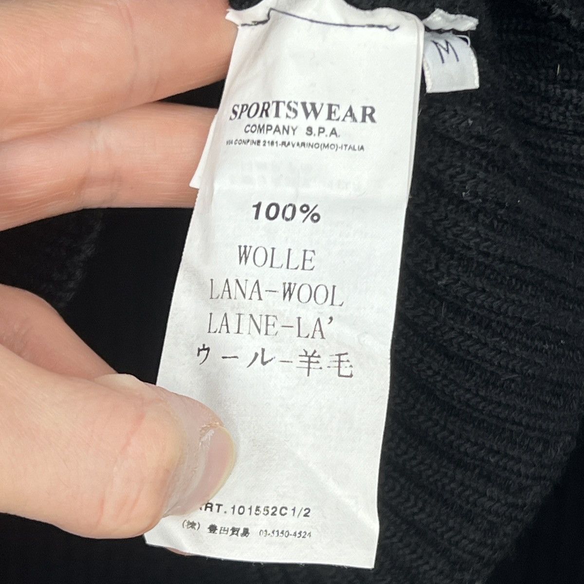 Stone Island Vintage Stone Island Ribbed Wool Turtleneck Patch Sweater Size US M / EU 48-50 / 2 - 9 Thumbnail