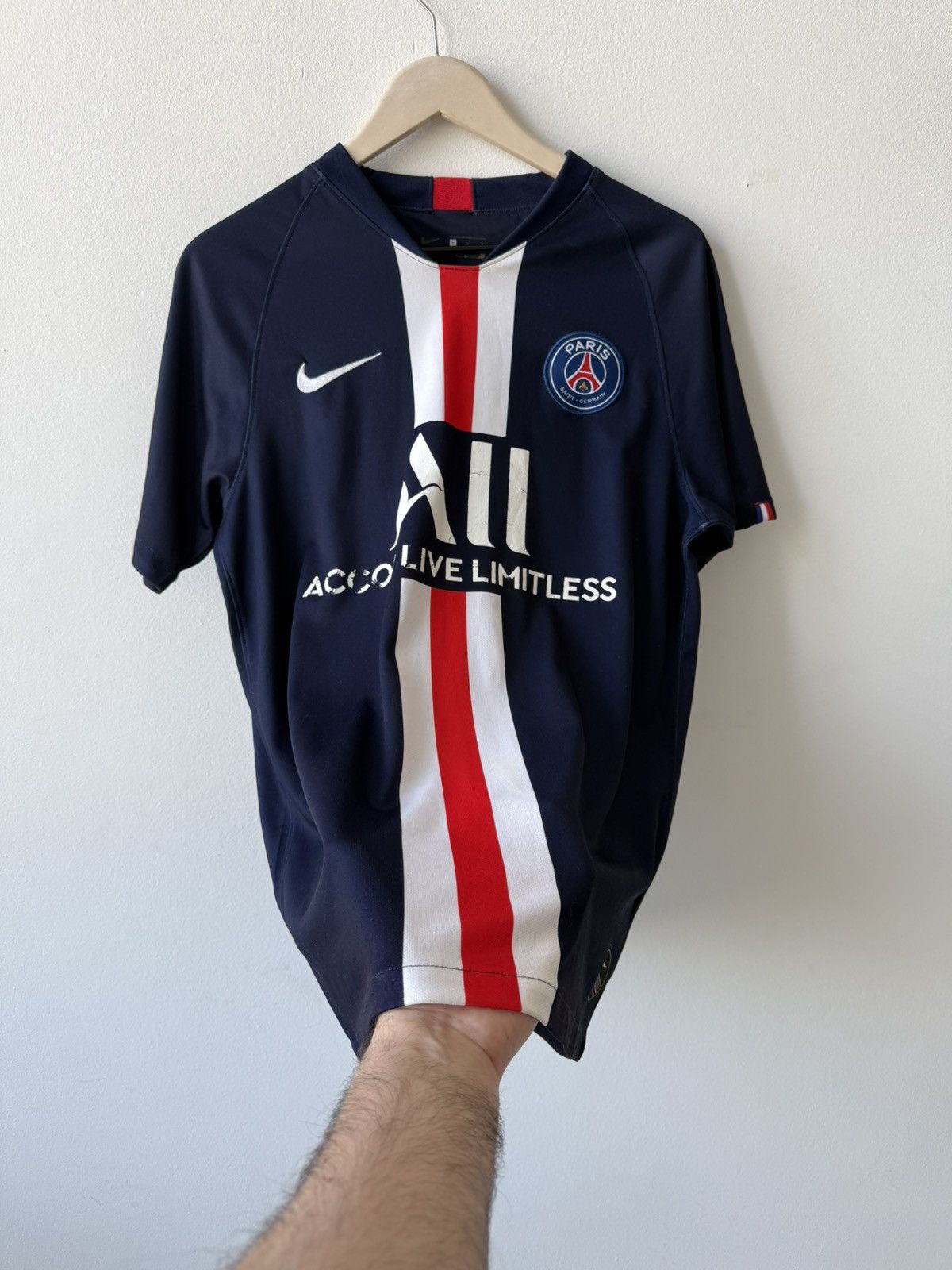 Nike Nike PSG Paris Saint Germain #7 Mbappe Home Jersey Size US S / EU 44-46 / 1 - 3 Thumbnail