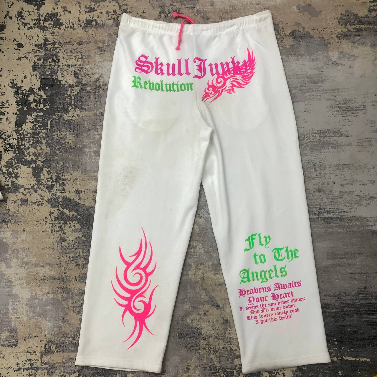 Japanese Brand Y486 JAPAN SKULL JUNKY ONE SET JACKET & TRACKSUIT PANTS Size US L / EU 52-54 / 3 - 12 Thumbnail