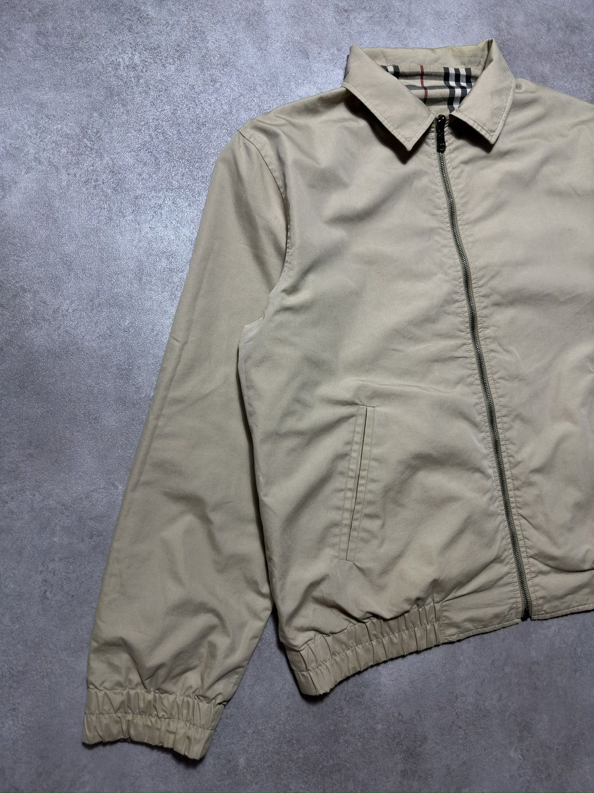 Burberry Mens Vintage Monogram Jacket Burberry London 90s Size US M / EU 48-50 / 2 - 7 Thumbnail