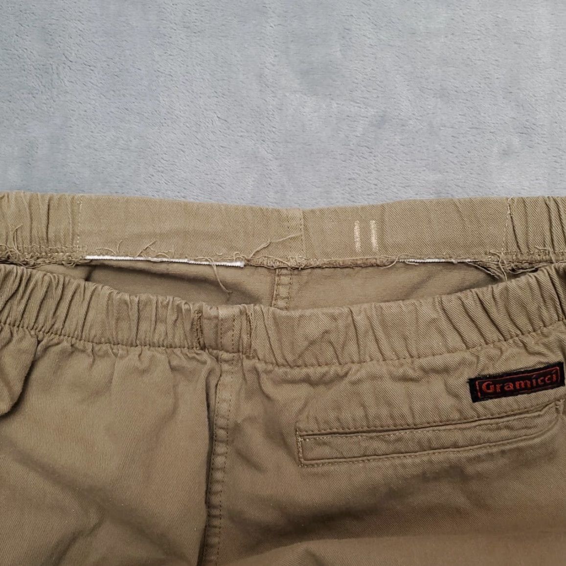 Gramicci VINTAGE Gramicci Pant Women S Khaki Beige Twill Elastic Waist Hiking Climbing READ Size 28" / US 6 / IT 42 - 5 Thumbnail
