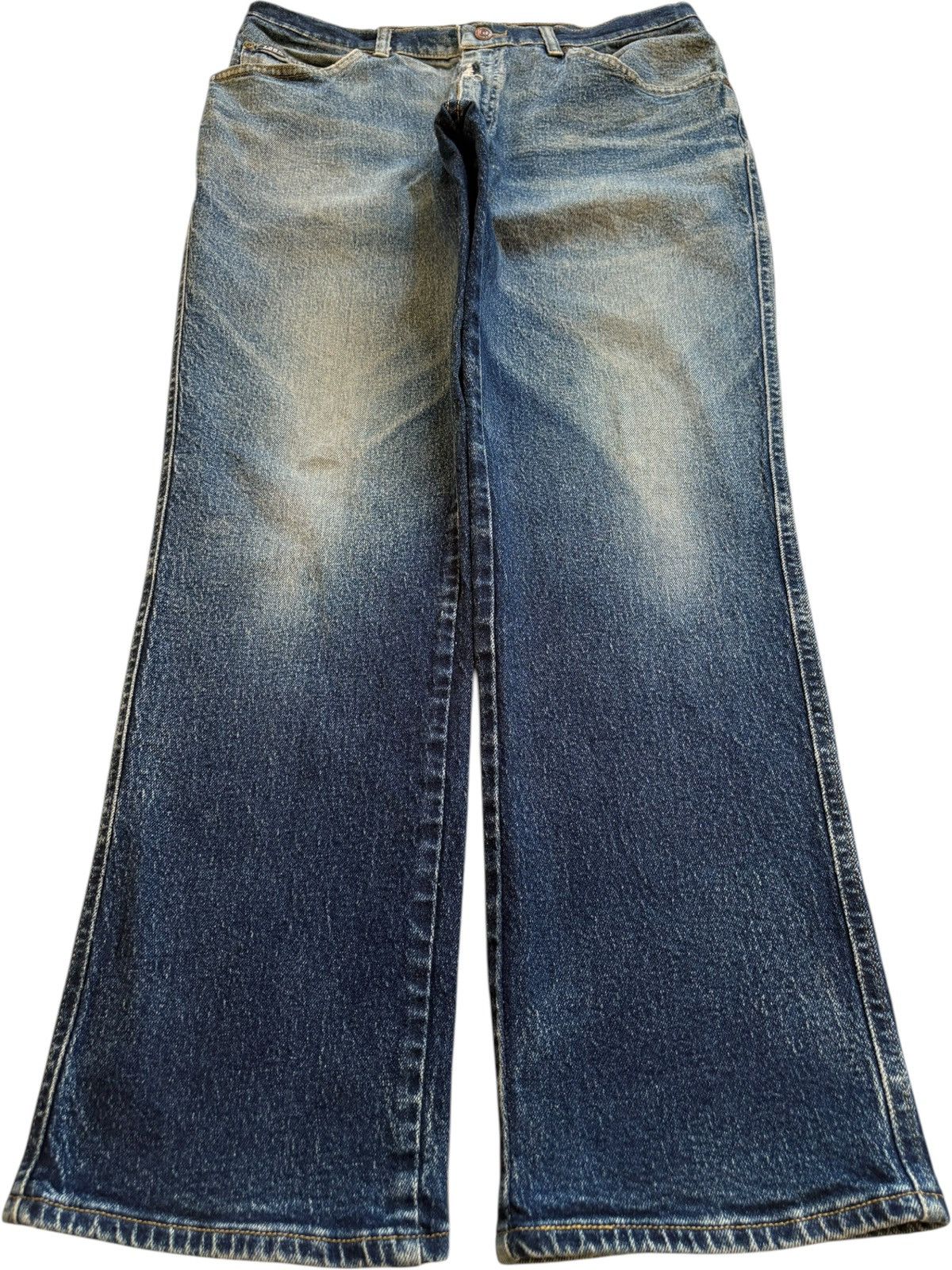 Lee SALES🔥Vintage Lee Mud Wash Distressed Loose Jeans Size US 33 - 1 Thumbnail