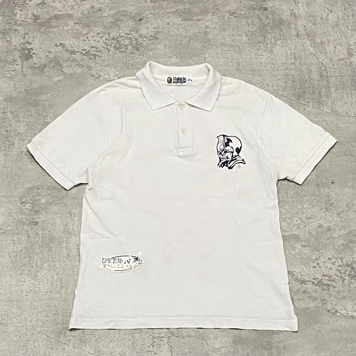 Bape Bape Polo Shirt Ursus White Size US M / EU 48-50 / 2 - 1 Thumbnail