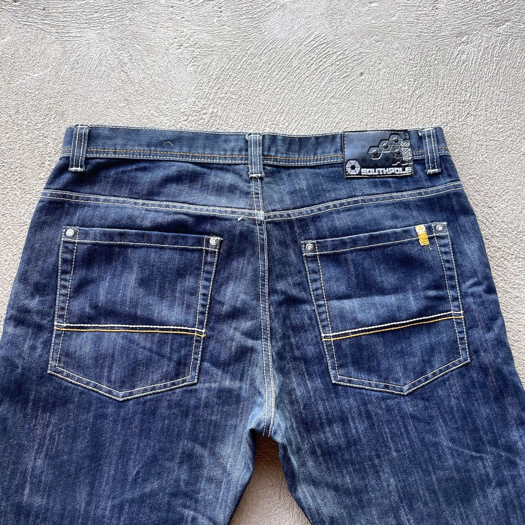 Southpole Vintage Southpole Jeans Mens 38x30 Blue Baggy Loose Denim Pants Stretch Y2K Size US 38 / EU 54 - 3 Thumbnail