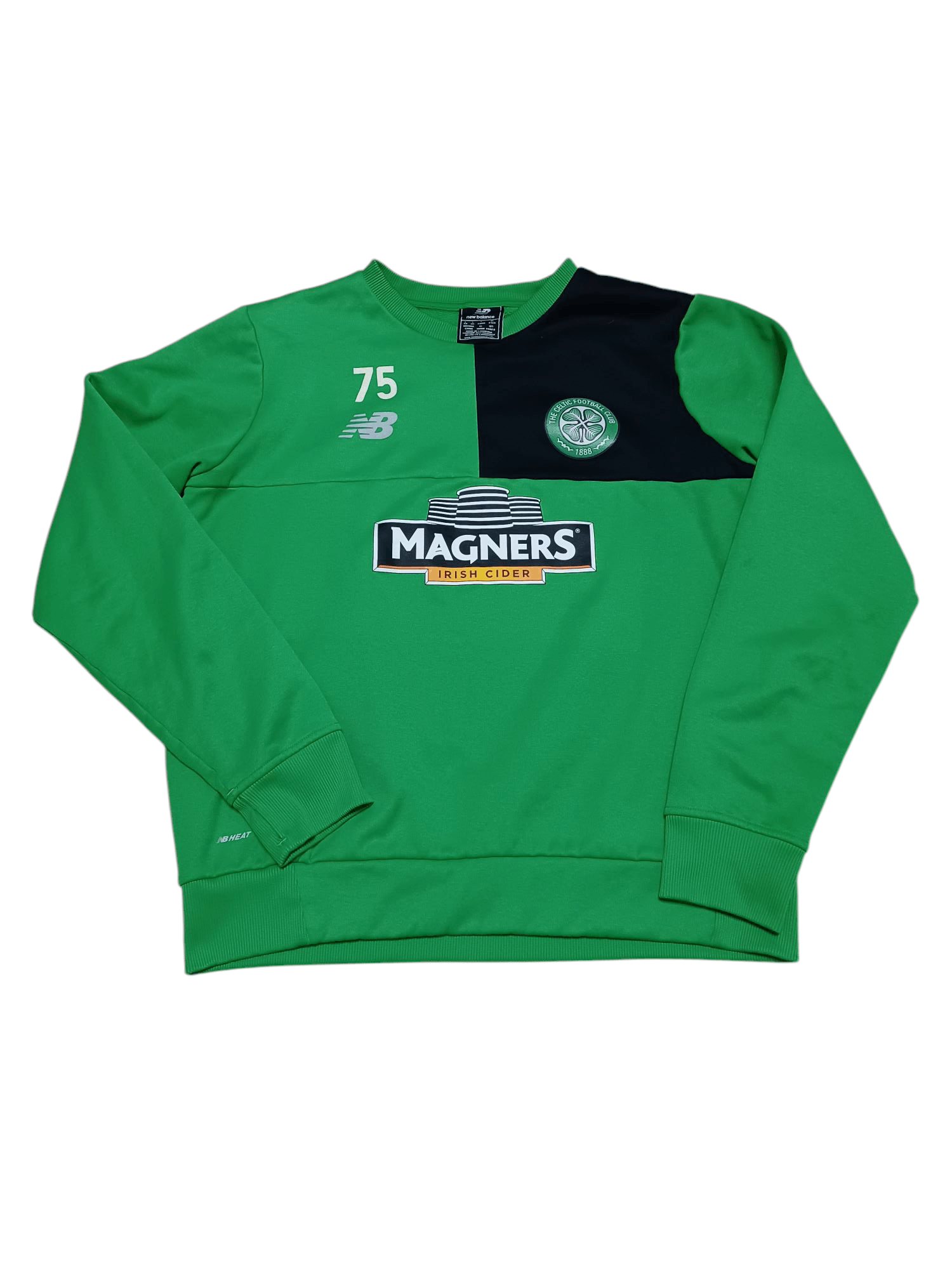 New Balance CELTIC GLASGOW NEW BALANCE TRAINING SOCCER SWEATSHIRT Size US L / EU 52-54 / 3 - 1 Thumbnail
