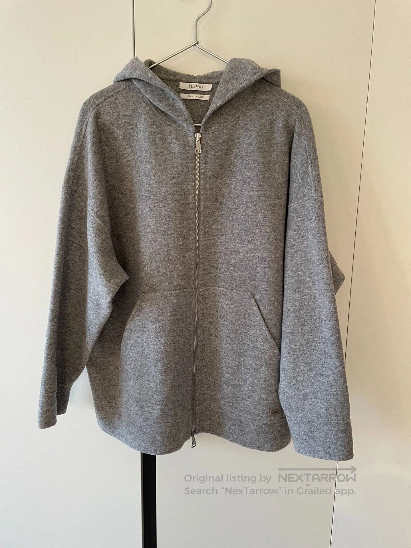 Max Mara MaxMara Etuania Wool Coat. Size XS / US 0-2 / IT 36-38 - 1 Thumbnail