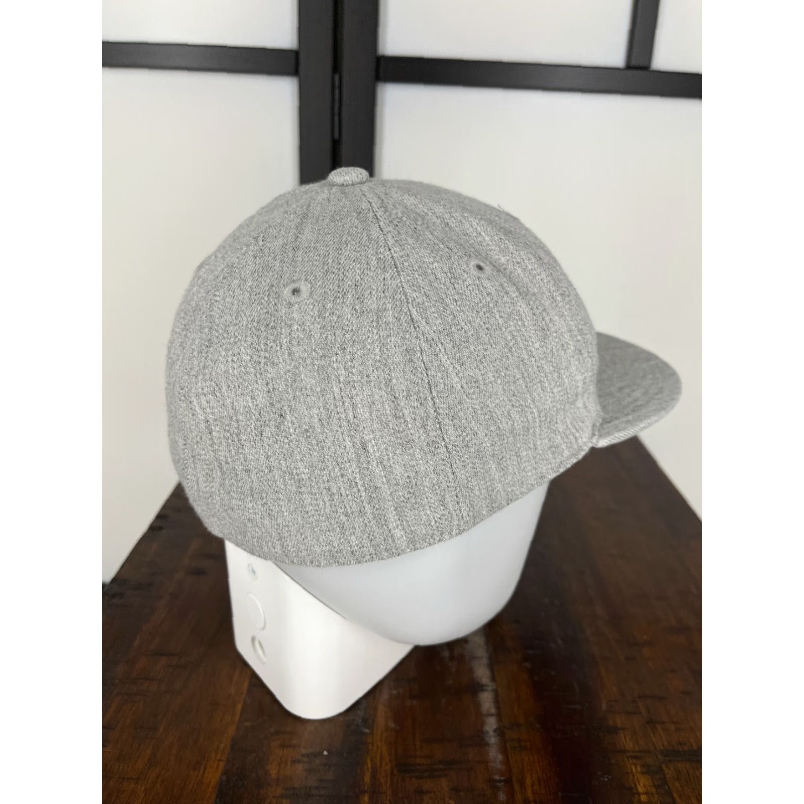 GAS Gas Monkey Garage Hat Cap Fitted Adult 7 1/4 Gray Embroidered Stretch Wool Blend Baseball Cap Mens Size ONE SIZE - 7 Thumbnail
