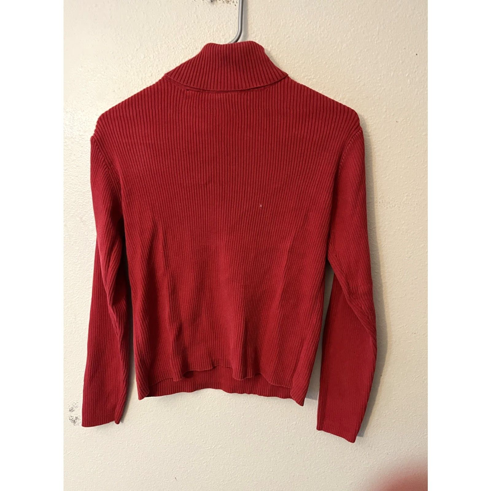 Gap Gap Sweater Long Sleeve Turtleneck Red Size Medium Women's Size M / US 6-8 / IT 42-44 - 3 Thumbnail