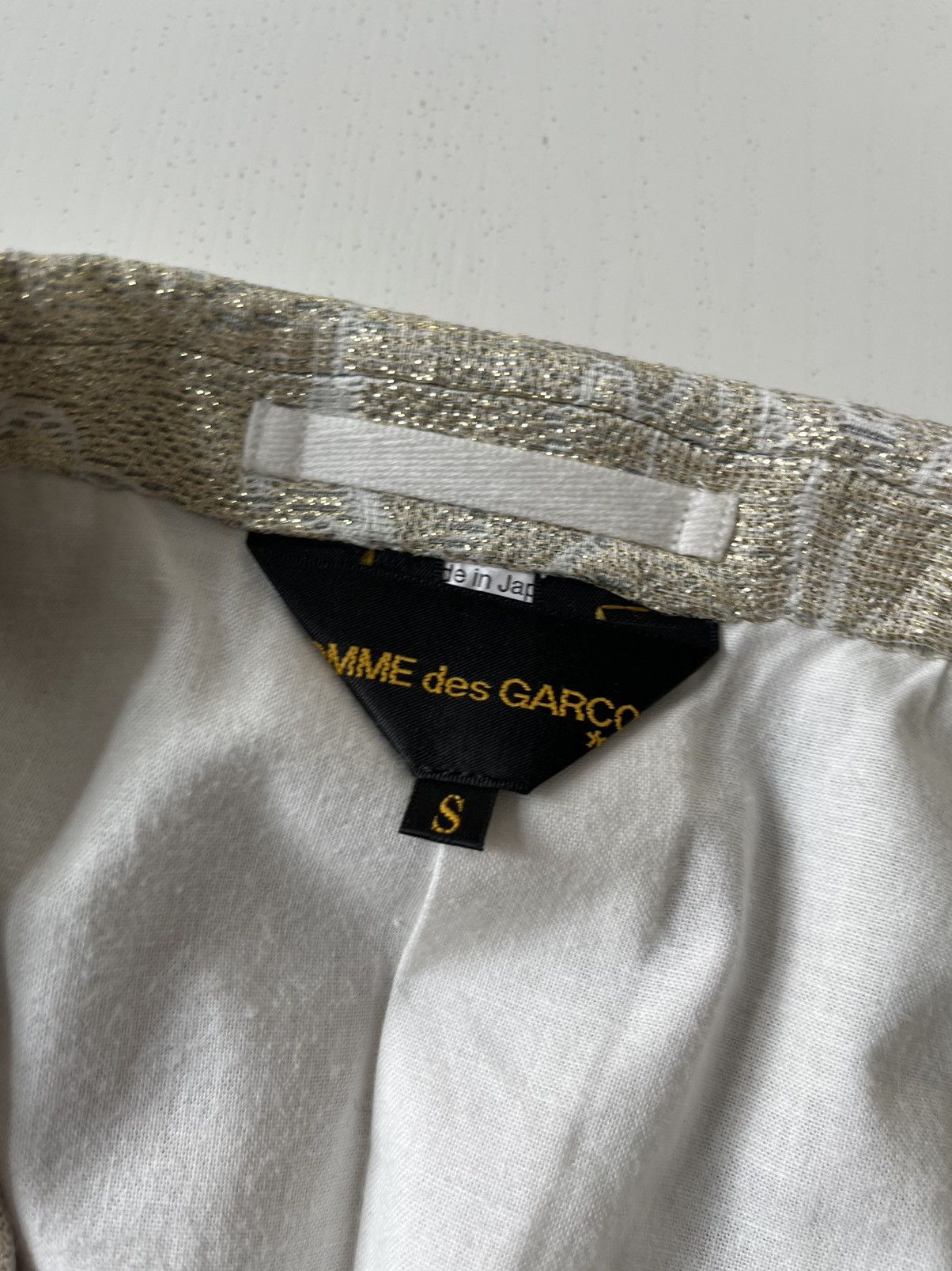 Comme des Garcons Floral gold jacket Comme Des Garçons 2019 Size S / US 4 / IT 40 - 7 Thumbnail