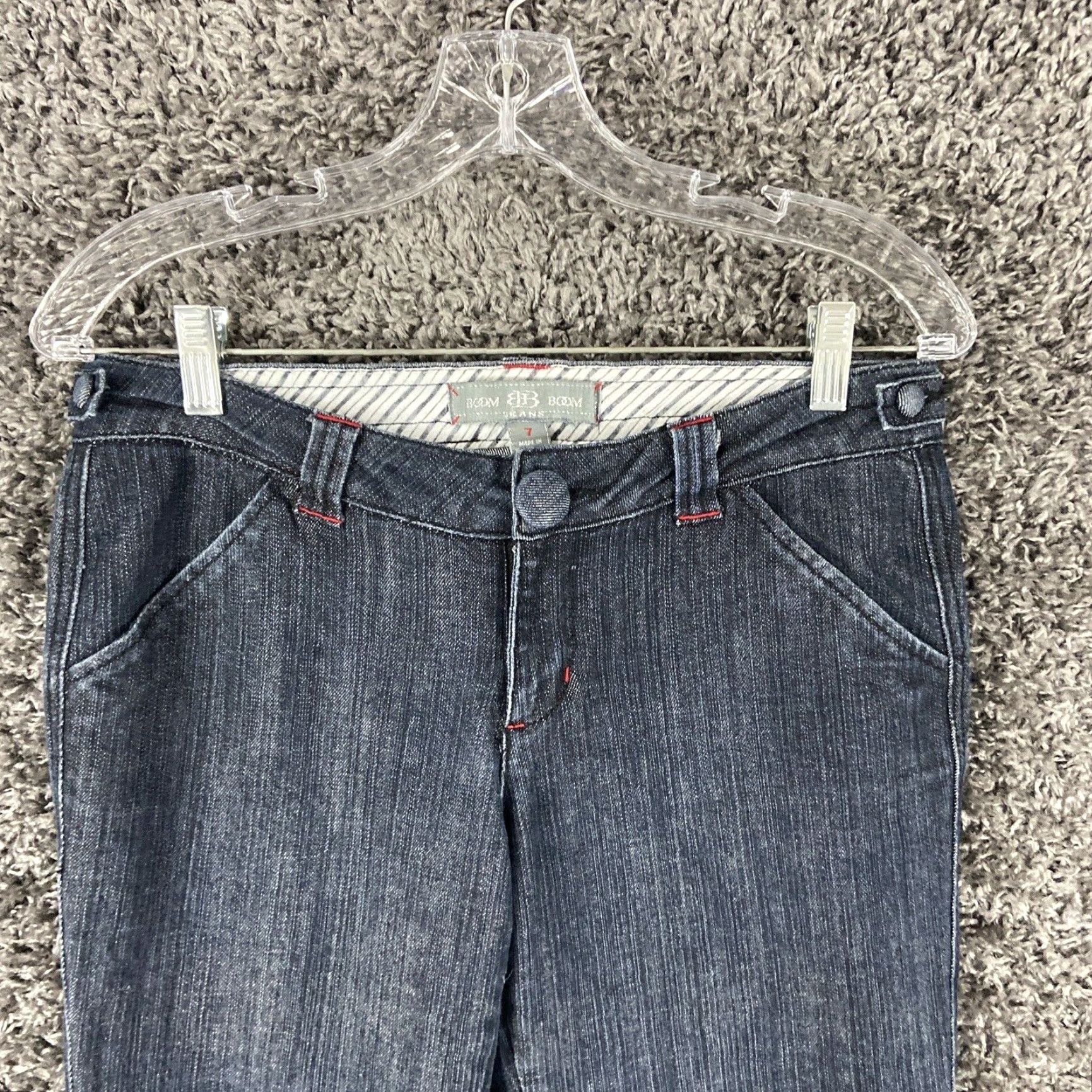 Vintage Boom Boom Jeans Women 7 Blue Skinny Womens Size 28" / US 6 / IT 42 - 4 Thumbnail