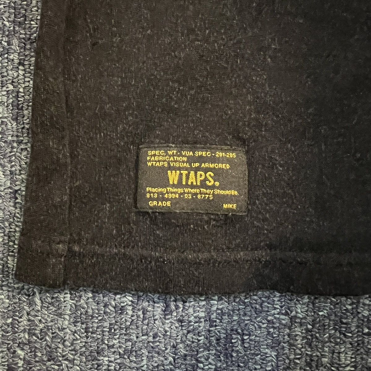 Wtaps Vintage 00s WTAPS Football Long Sleeve Tee Black Size US M / EU 48-50 / 2 - 8 Thumbnail