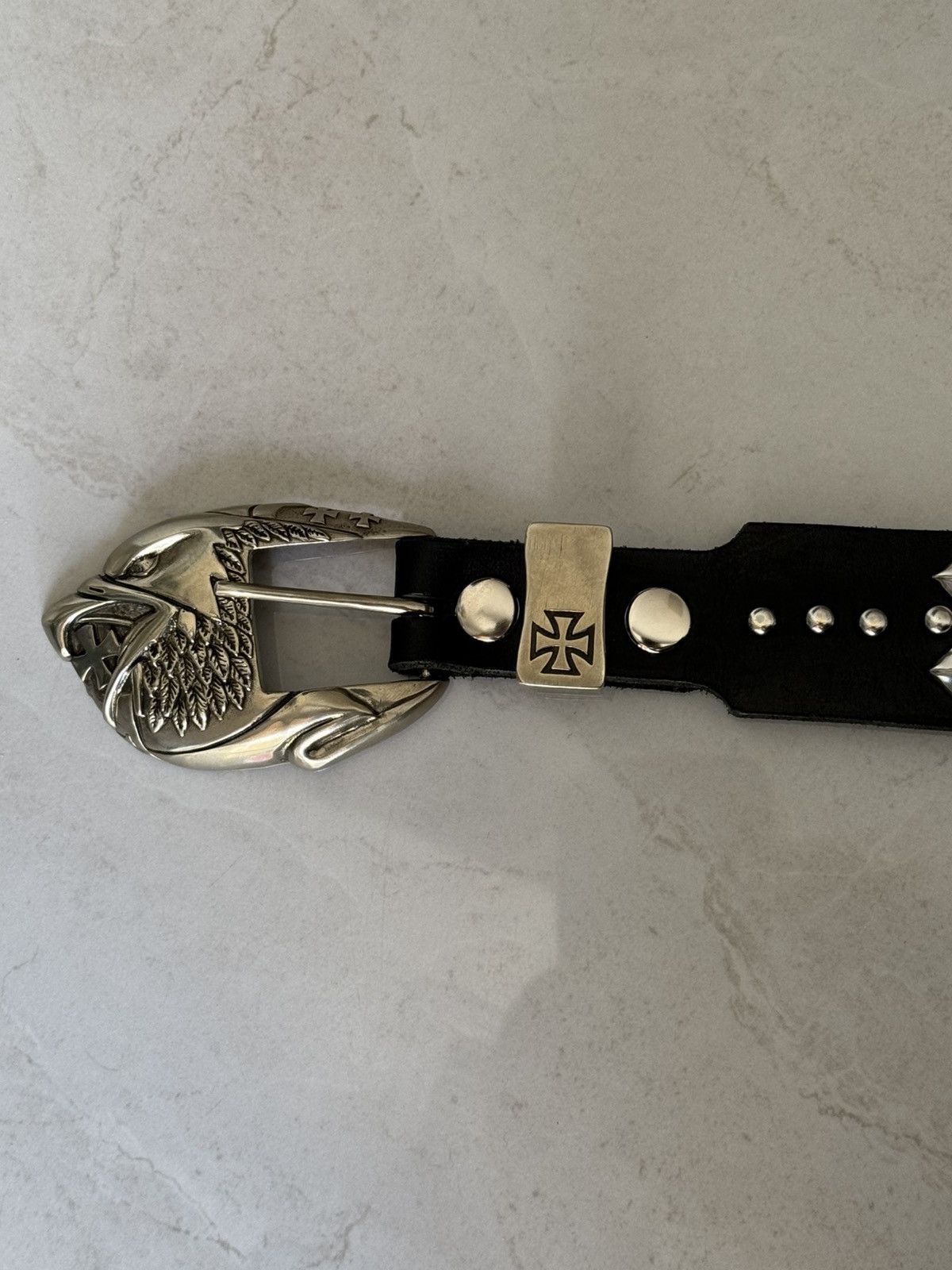 Enfants Riches Deprimes Enfants Riches Deprimes Studded Eagle Belt Sz.90 Size ONE SIZE - 9 Thumbnail