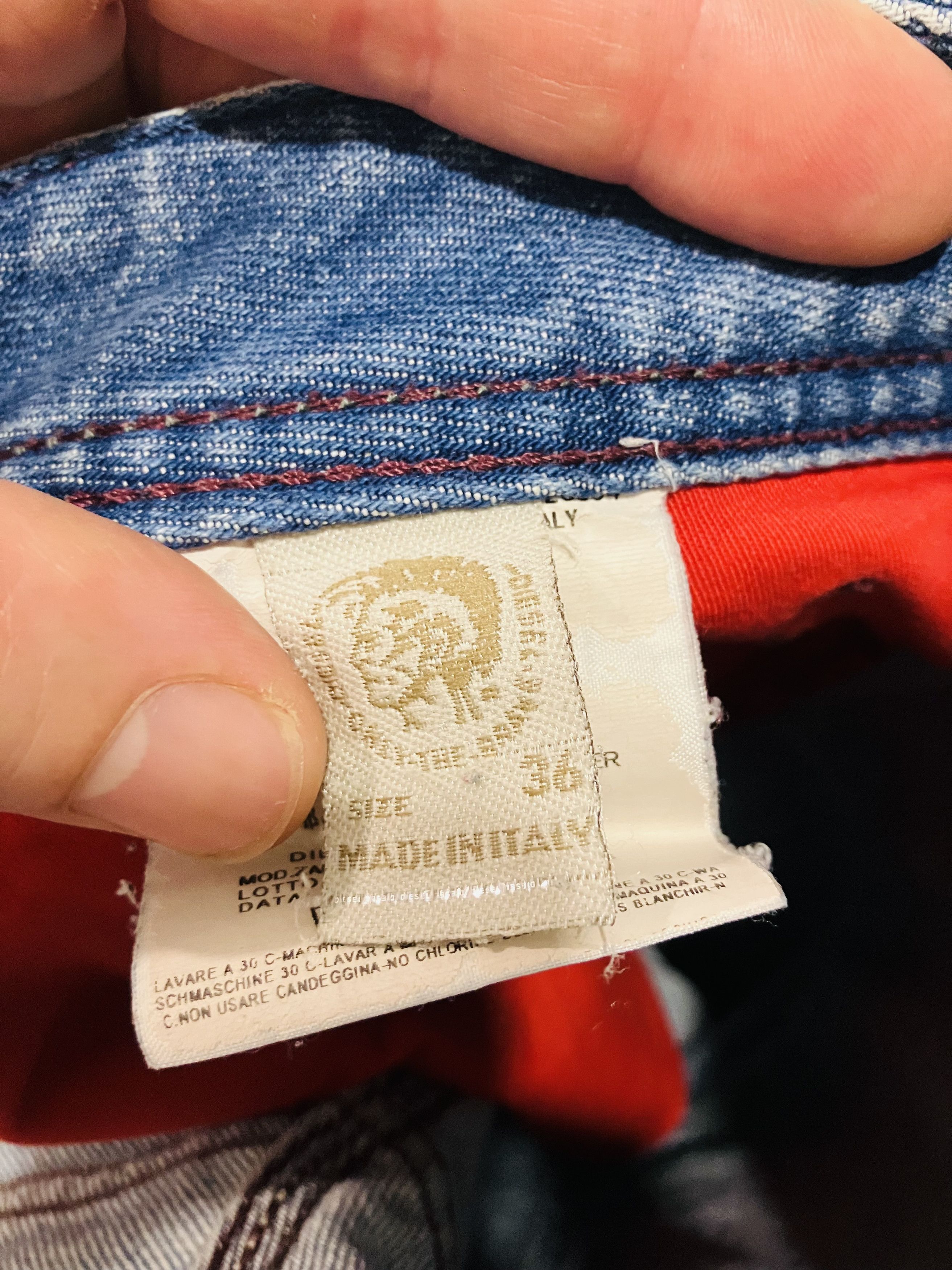 Diesel ZAF Bootcut Made in Italy Size US 36 / EU 52 - 14 Thumbnail