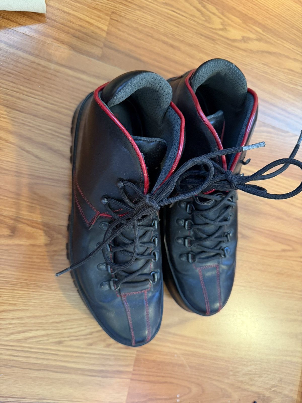 Prada NWB PRADA Women's black leather boots Size US 9 / IT 39 - 3 Thumbnail
