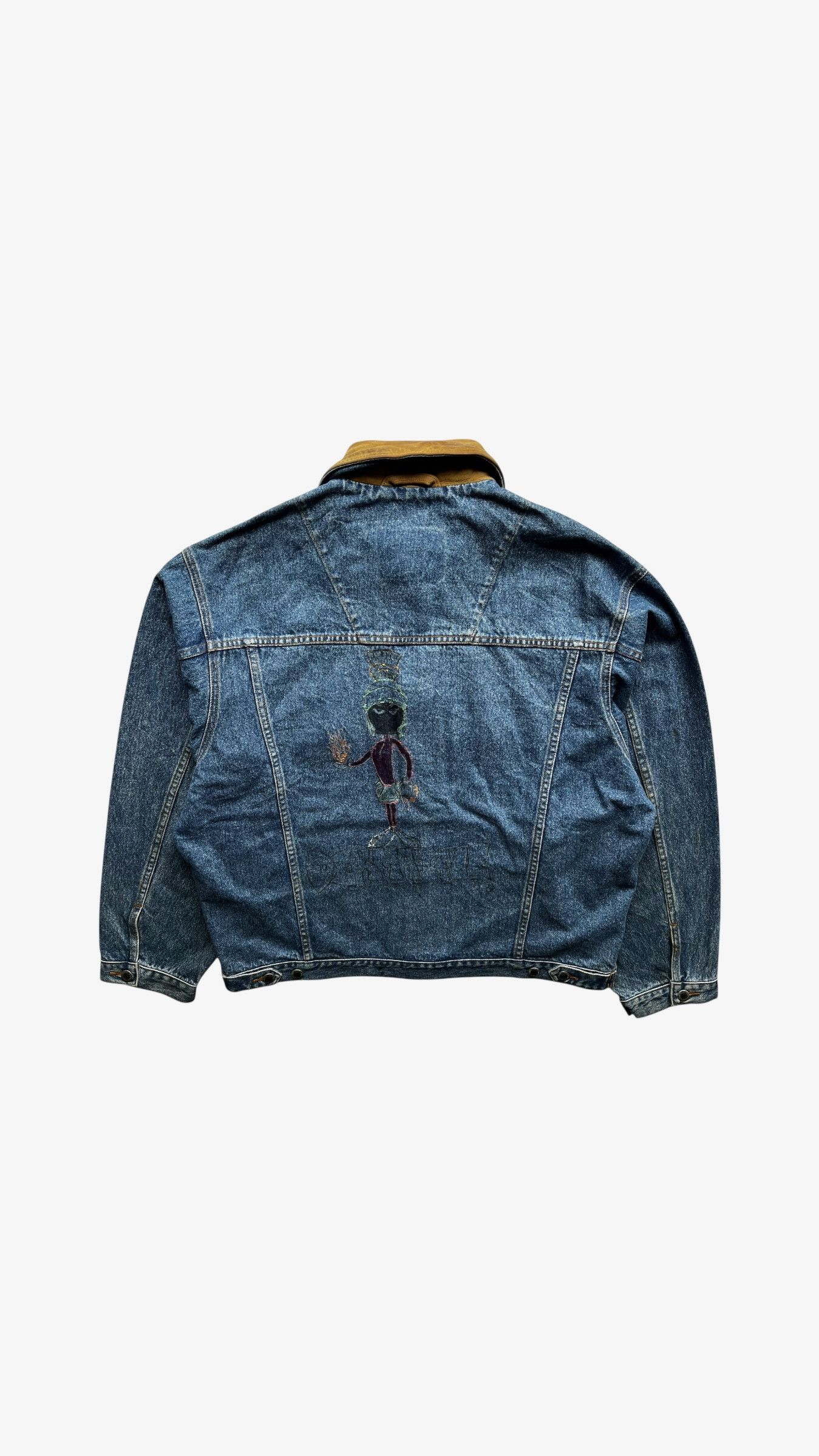 Timberland Vintage 90s Men's Timberland Denim Jacket Size US L / EU 52-54 / 3 - 2 Thumbnail