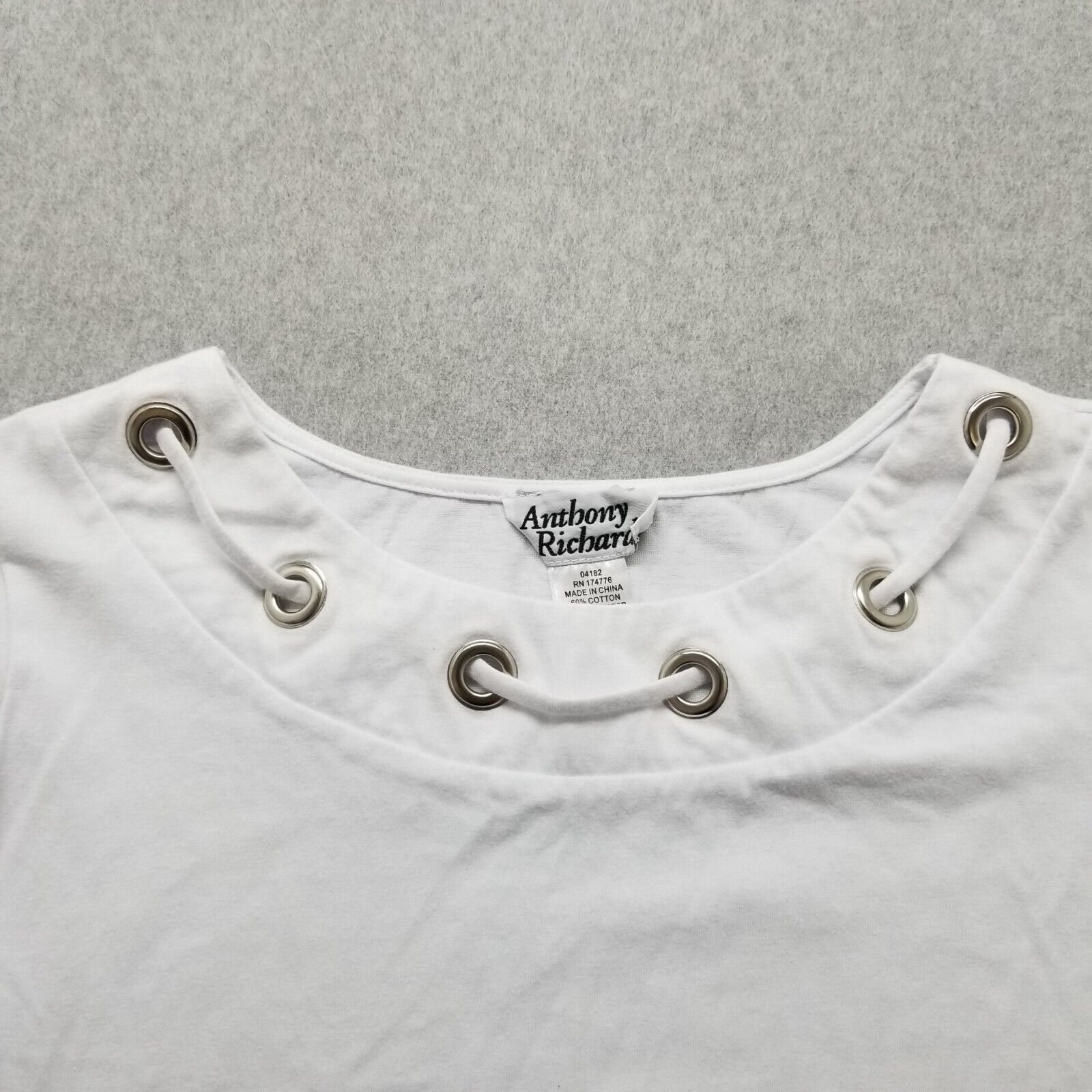 Other Anthony Richards Shirt Womens Large White Long Sleeve Size L / US 10 / IT 46 - 5 Thumbnail