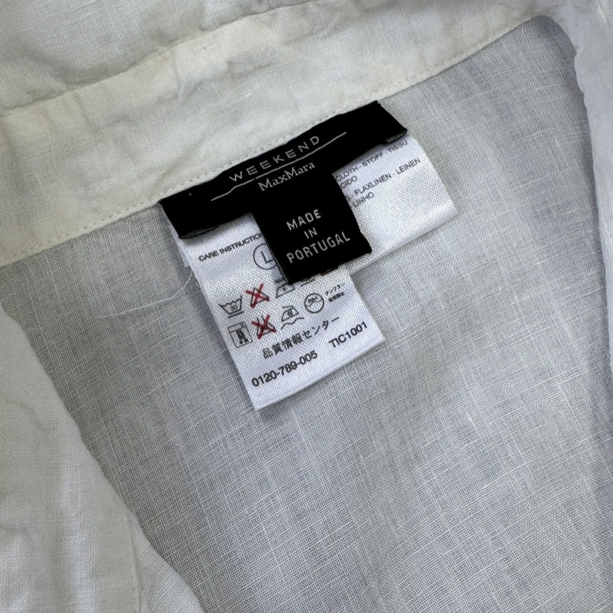 Weekend Max Mara Weekend Max Mara Women Linen Sleeveless Button Shirt Size L Size L / US 10 / IT 46 - 8 Thumbnail
