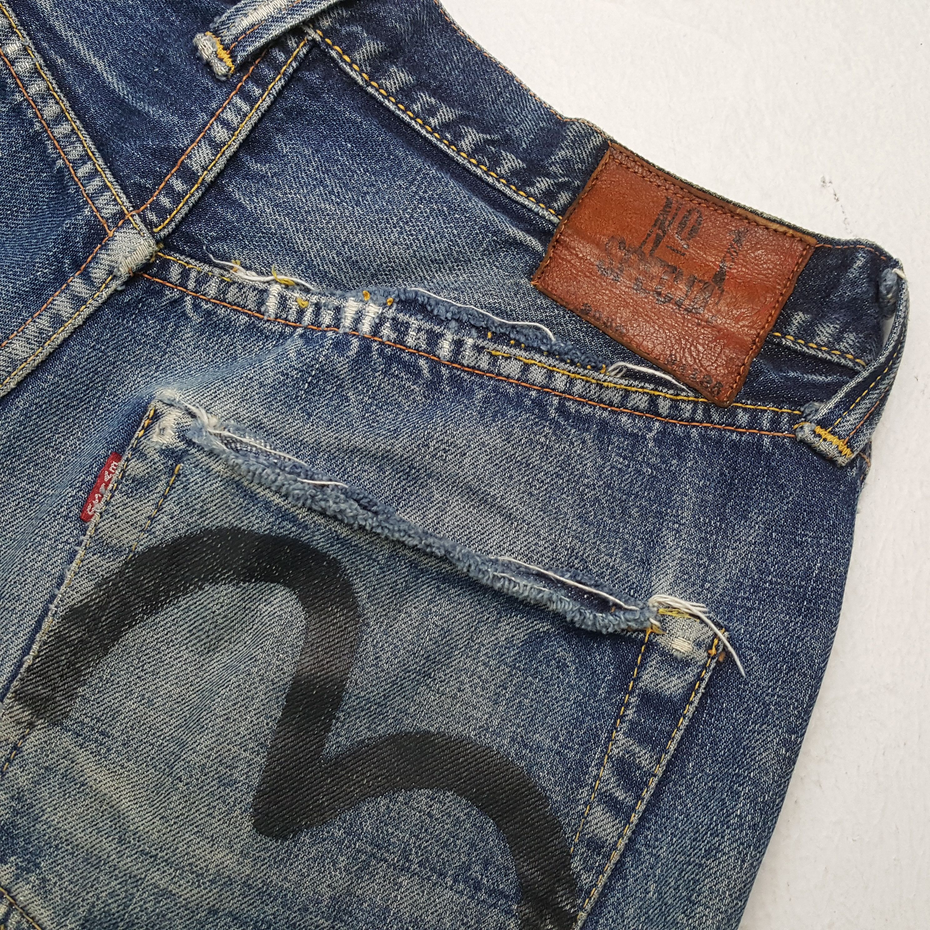 Evisu × Japanese Brand × Vintage Vintage EVISU Japanese Brand Daicock Custom Design Jeans Size US 29 - 15 Thumbnail