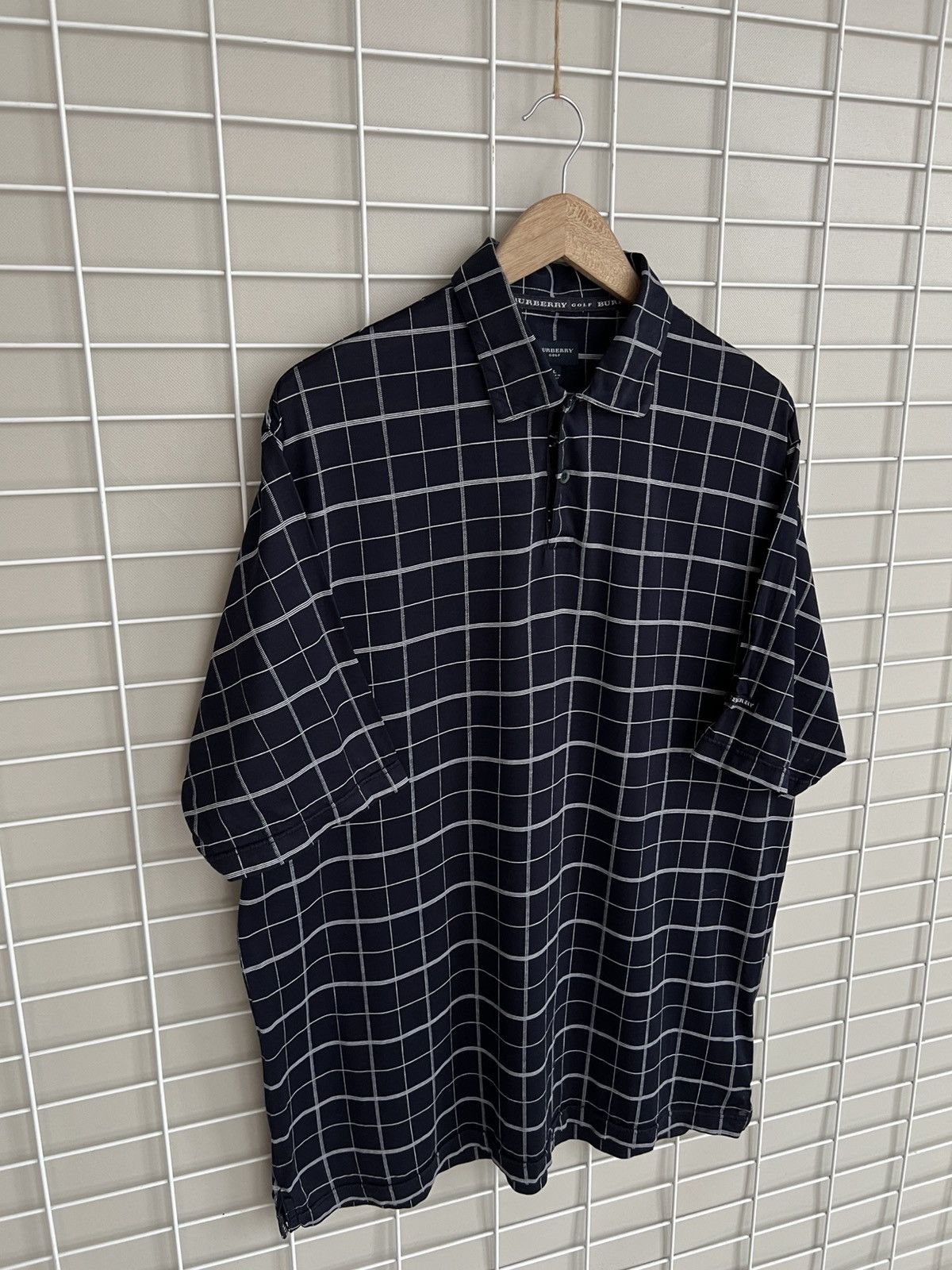 Burberry Burberry Golf Nova Checked Polo Shirt Size L Short Sleeve Size US L / EU 52-54 / 3 - 5 Thumbnail