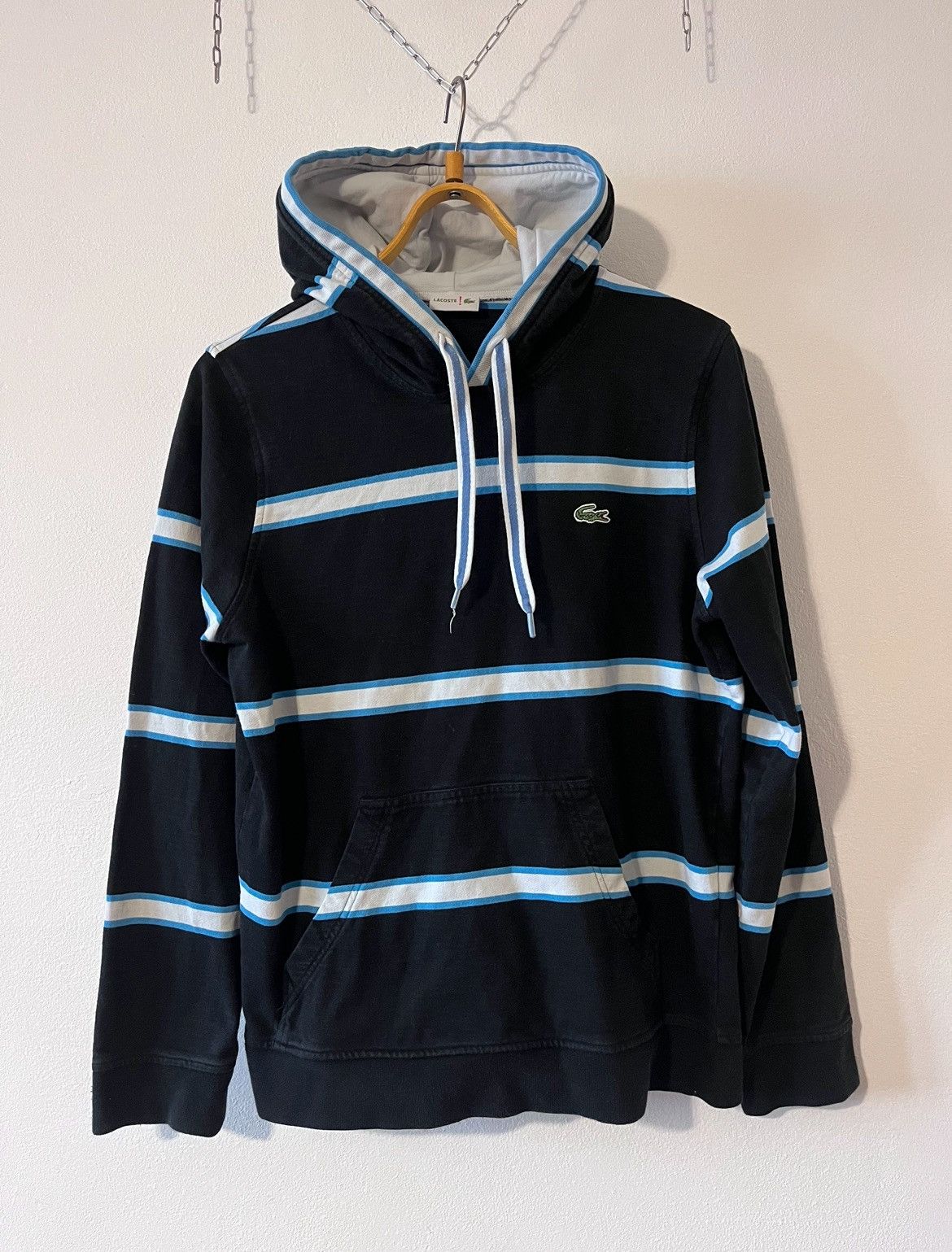 Lacoste Lacoste Vintage Hoodie Size US L / EU 52-54 / 3 - 1 Thumbnail