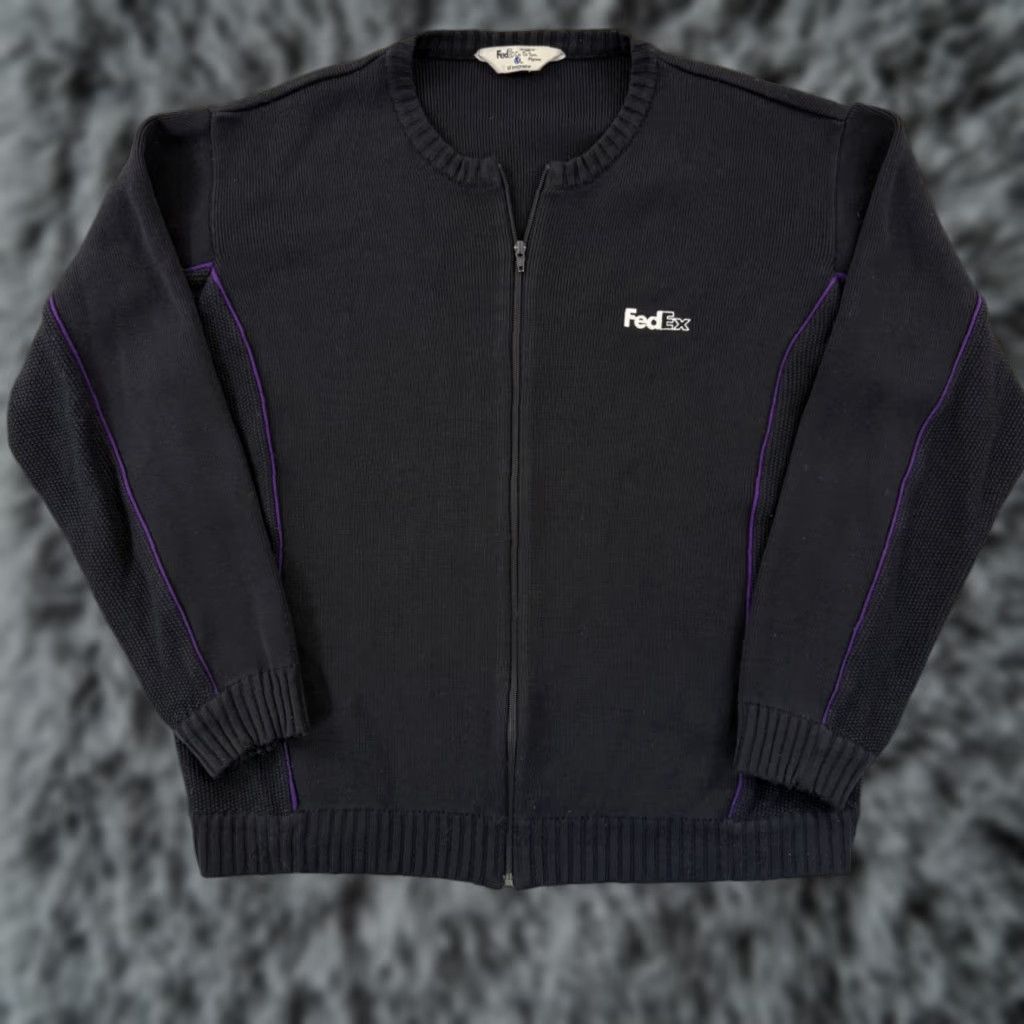 Vintage VINTAGE Stan Herman Sweater Men 2XL Black VF Imagewear Full Zip Workwear Outdoor 90s Size US XXL / EU 58 / 5 - 1 Thumbnail