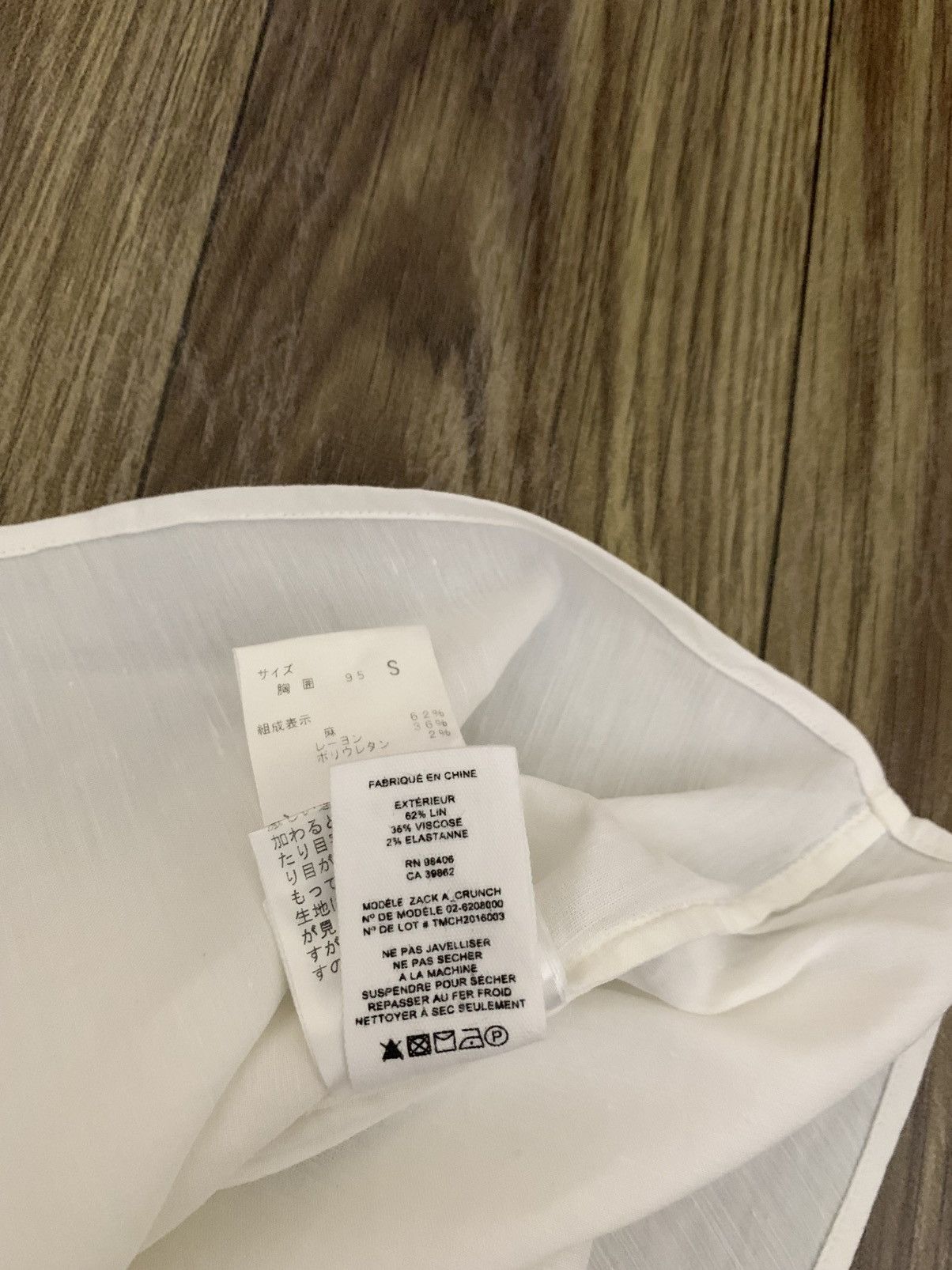 Theory Japan Brand THEORY White Shirt Size US S / EU 44-46 / 1 - 10 Thumbnail