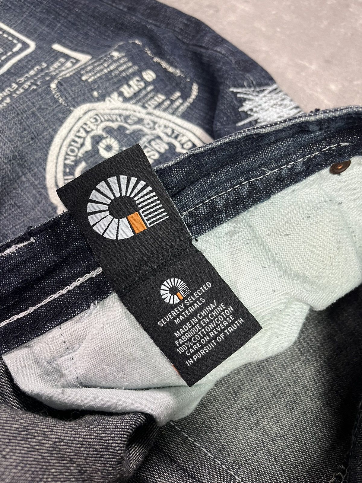 Akademiks 2000s Y2K Akademiks Washed Mega Baggy Denim Jeans 38 Size US 38 / EU 54 - 10 Thumbnail