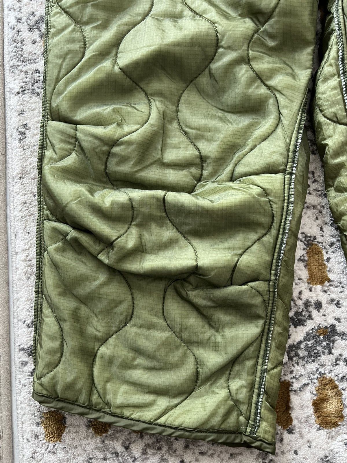 Vintage 80s Guida Clothing liner cold weather trousers nylon quilted Size US 41 - 3 Thumbnail