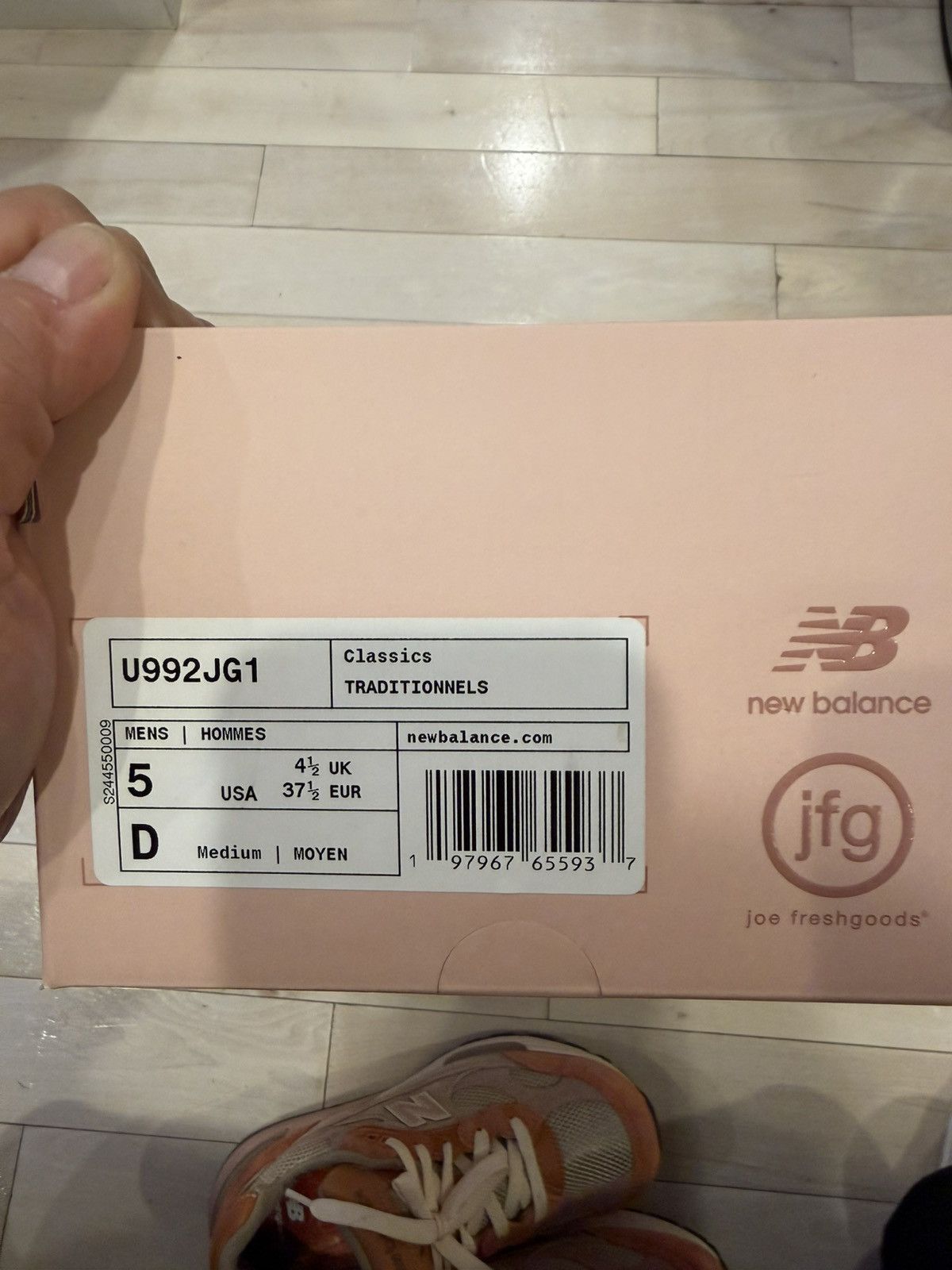 Joe Freshgoods × New Balance New Balance 992 Joe Fresh Goods size 5 mens/6.5 womens Size US 5 / EU 37 - 8 Thumbnail