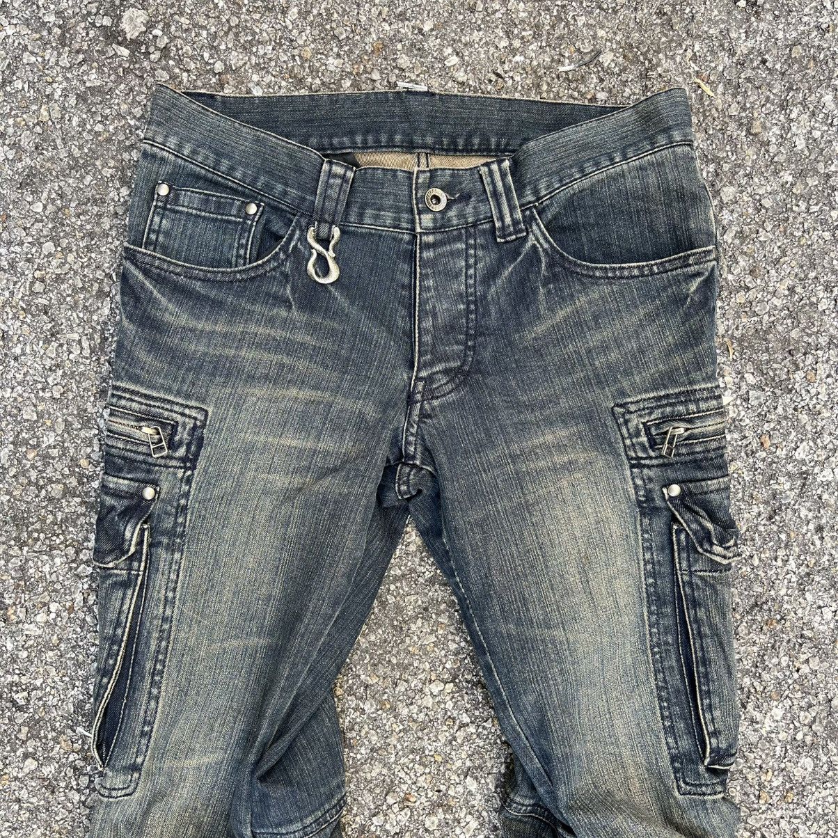 14th Addiction 5351 Pour Les Hommes Jeans Cargo Multi Pocket Pants Size US 30 / EU 46 - 3 Thumbnail