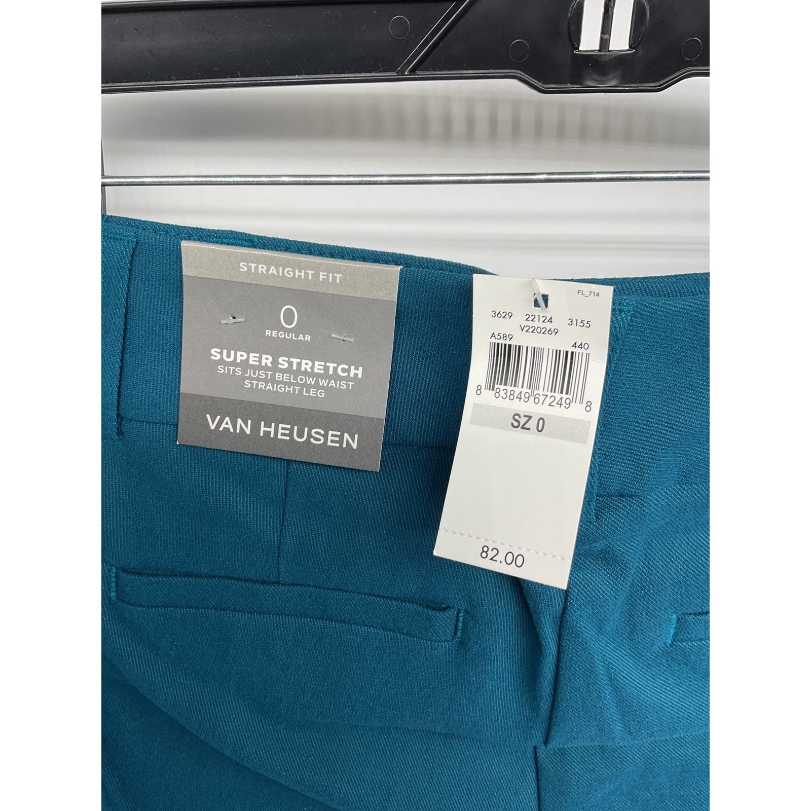 Van Heusen Van Heusen Super Stretch Straight Fit - Size 0 Size 25" / US 0 / IT 36 - 5 Thumbnail