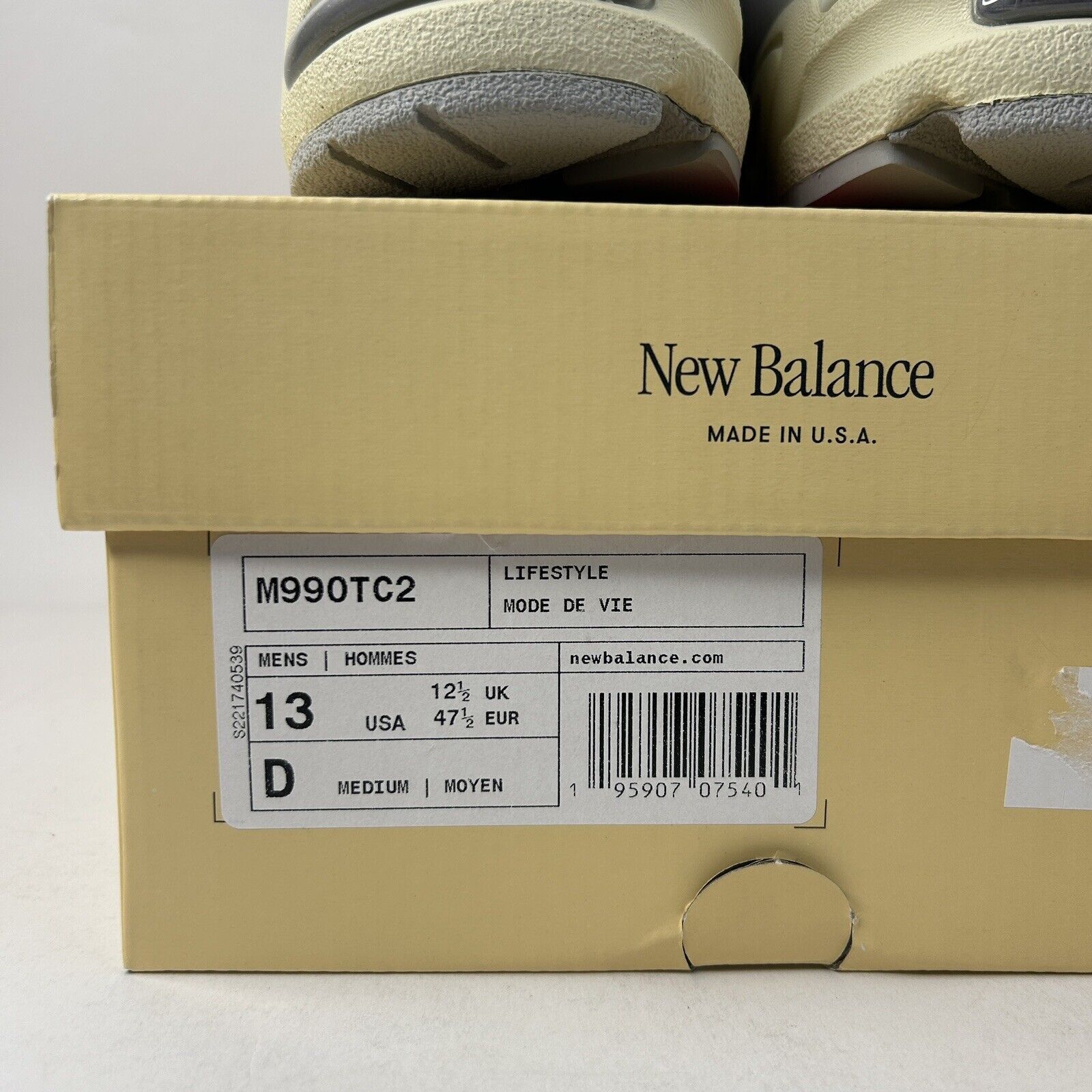 New Balance New Balance x Teddy Santis 990v2 “Sea Salt” 2024 Size US 13 / EU 46 - 5 Thumbnail