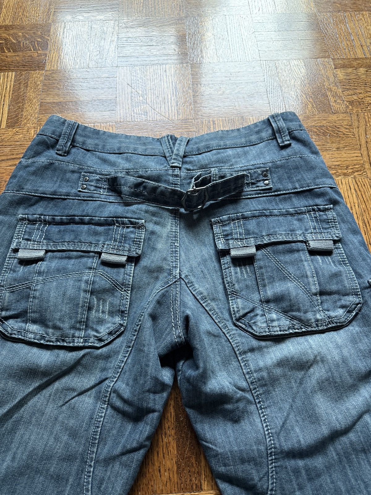 Vintage Vintage Buckleback Cargo Denim Shorts Size Small Size US 30 / EU 46 - 6 Thumbnail