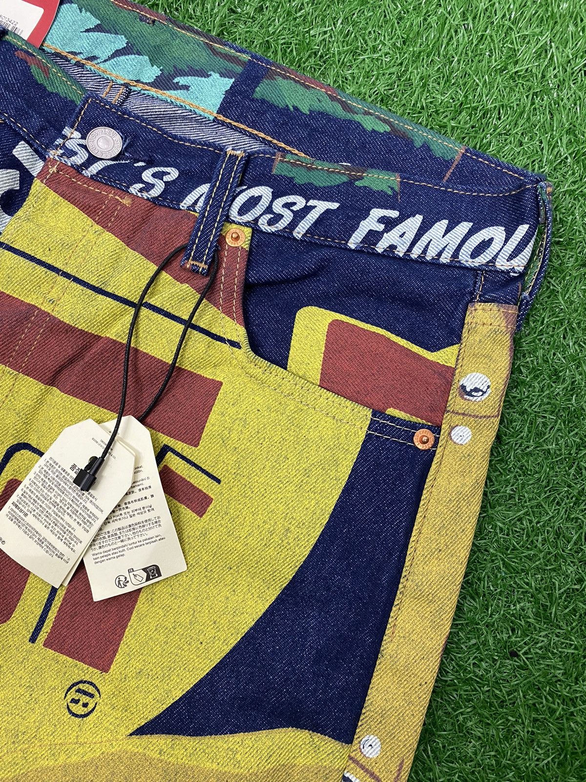 Levi's 501 LEVI'S 150th Anniversary Banner Print Denim Size US 34 / EU 50 - 10 Thumbnail
