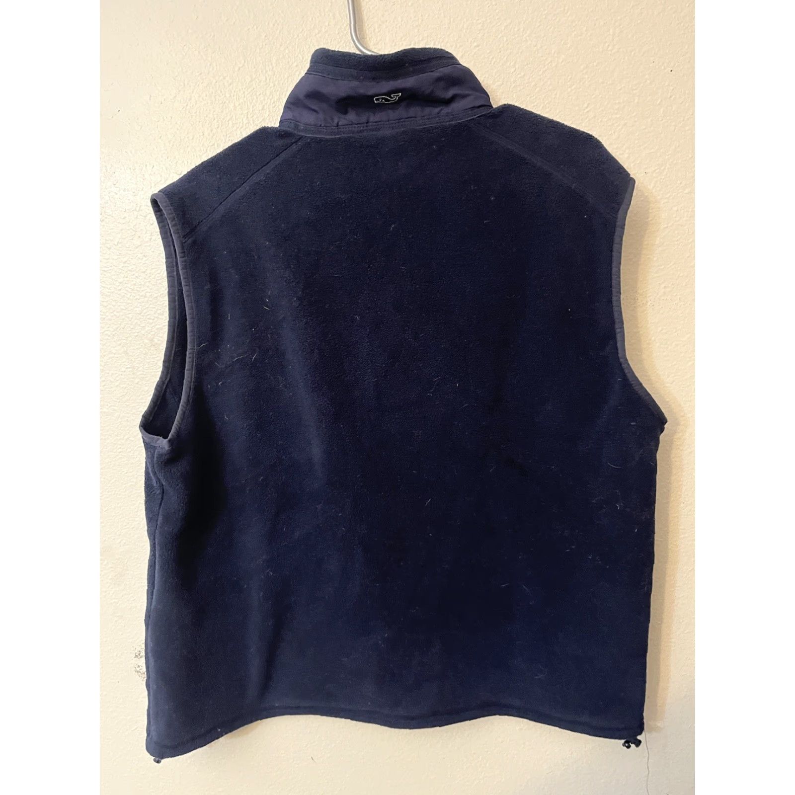 Vineyard Vines Vineyard Vines Full Zip Fleece Vest Size Large Blue Vest Men's Windbreaker Fall Winter Lightweight Logo Solid Blue Size US L / EU 52-54 / 3 - 3 Thumbnail