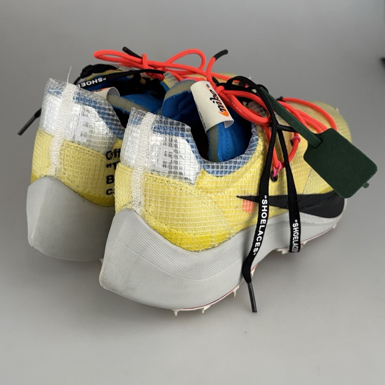 Nike × Off-White Nike Off-White Vapor Street Tour Yellow Wmn Size 12.5 CD8178 Size US 12 / IT 42 - 9 Thumbnail