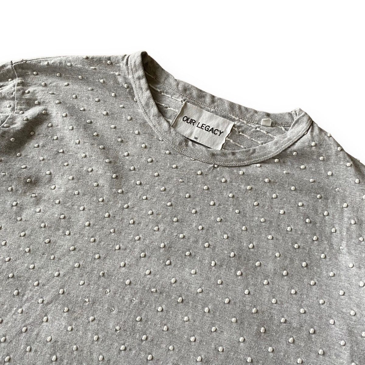 Our Legacy OUR LEGACY LS JACQUARD DOTS TEE Size US M / EU 48-50 / 2 - 5 Thumbnail