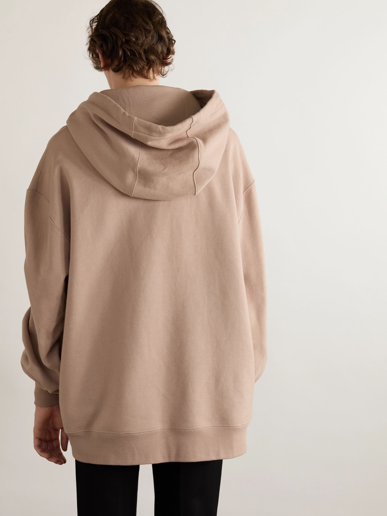 Saint Laurent Paris oc11z0126 799171 Oversized Sweatshirt & Hoodie in Beige Size US XS / EU 42 / 0 - 3 Thumbnail