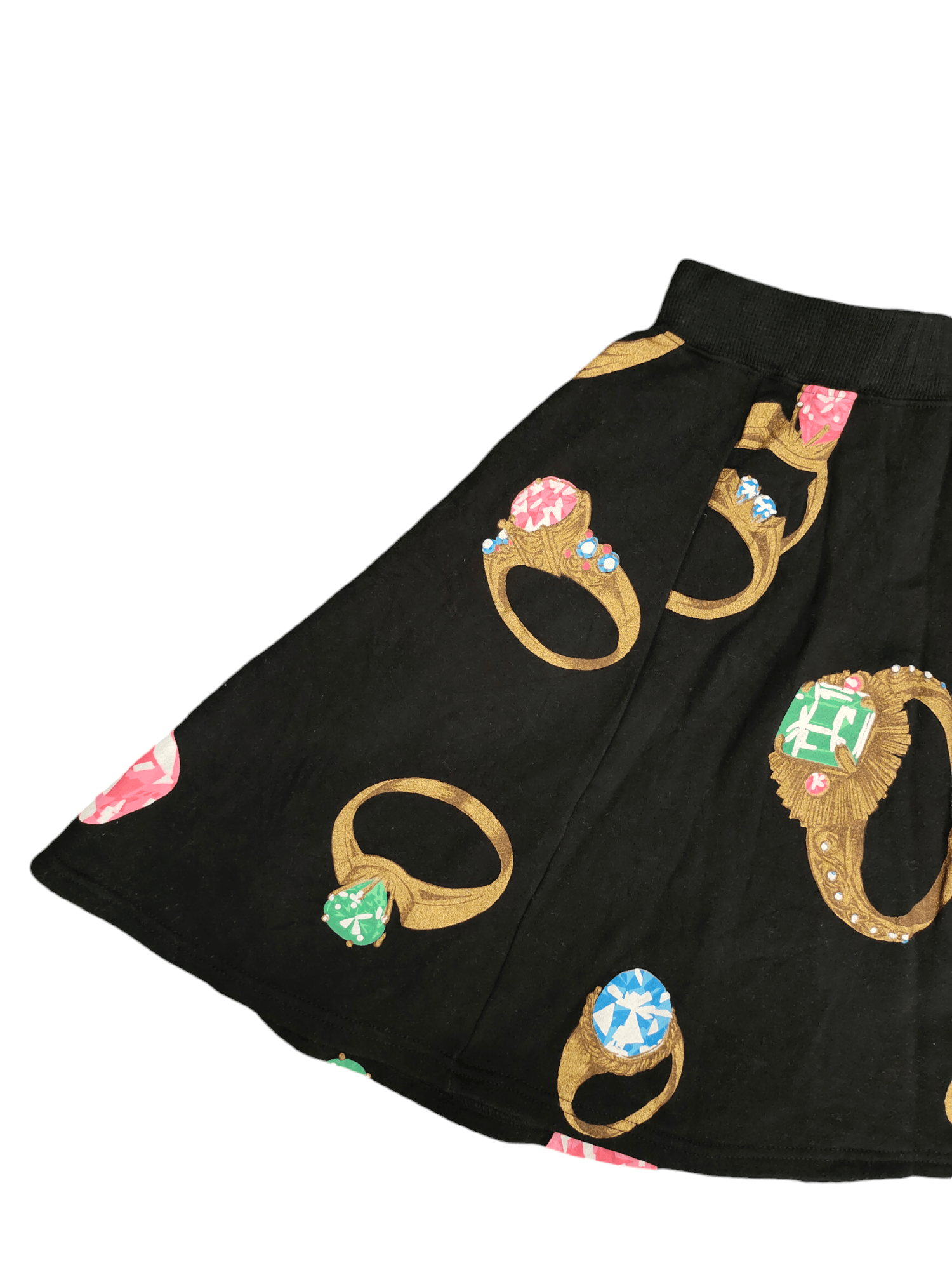 Issey Miyake Vintage 80s Iconic Issey Miyake Ring & Diamond Mini Skirt Size 30" / US 8 / IT 44 - 4 Thumbnail
