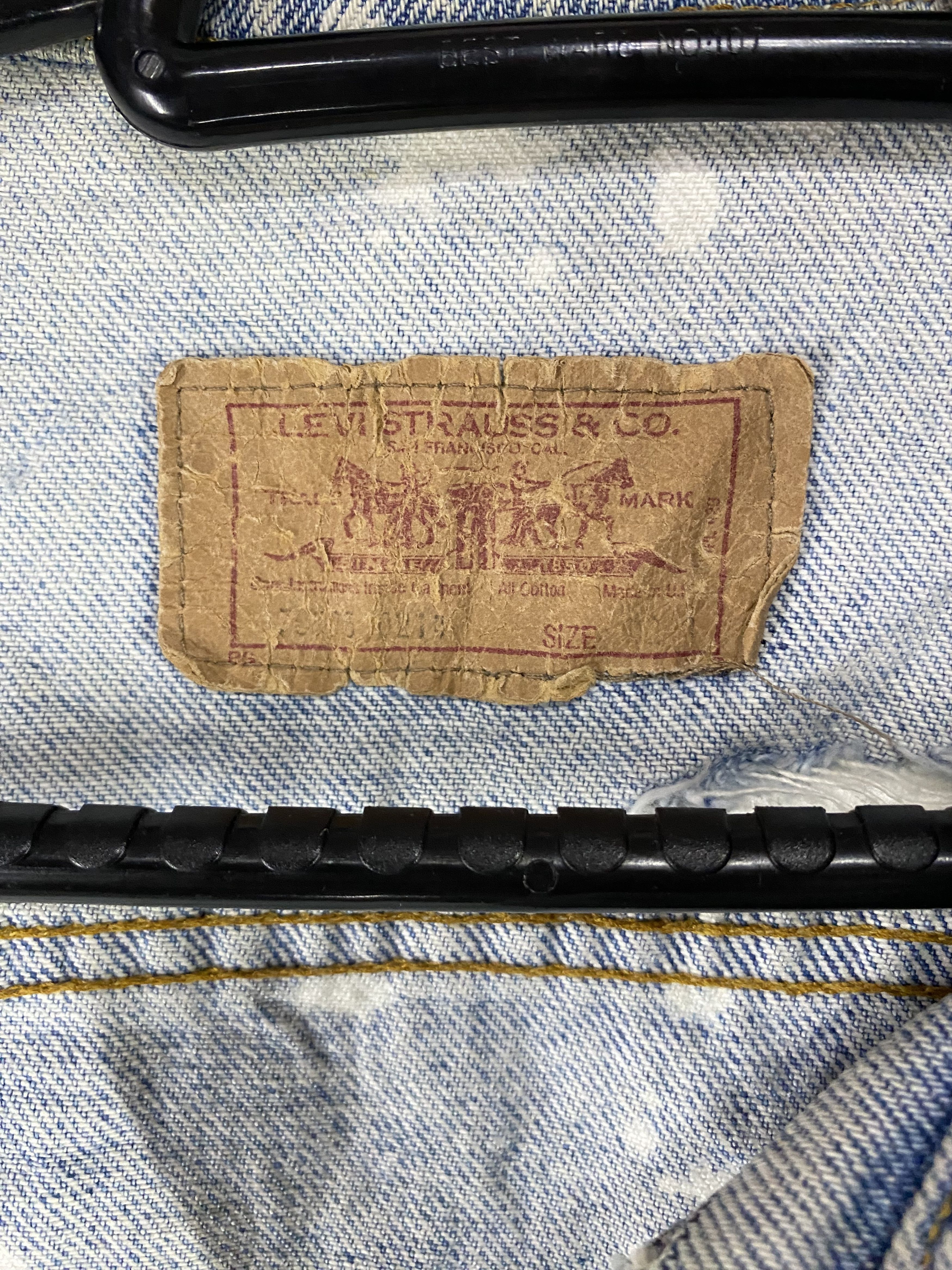 Designer CTLS very special only one rework vintage levis jacket Size US M / EU 48-50 / 2 - 12 Thumbnail