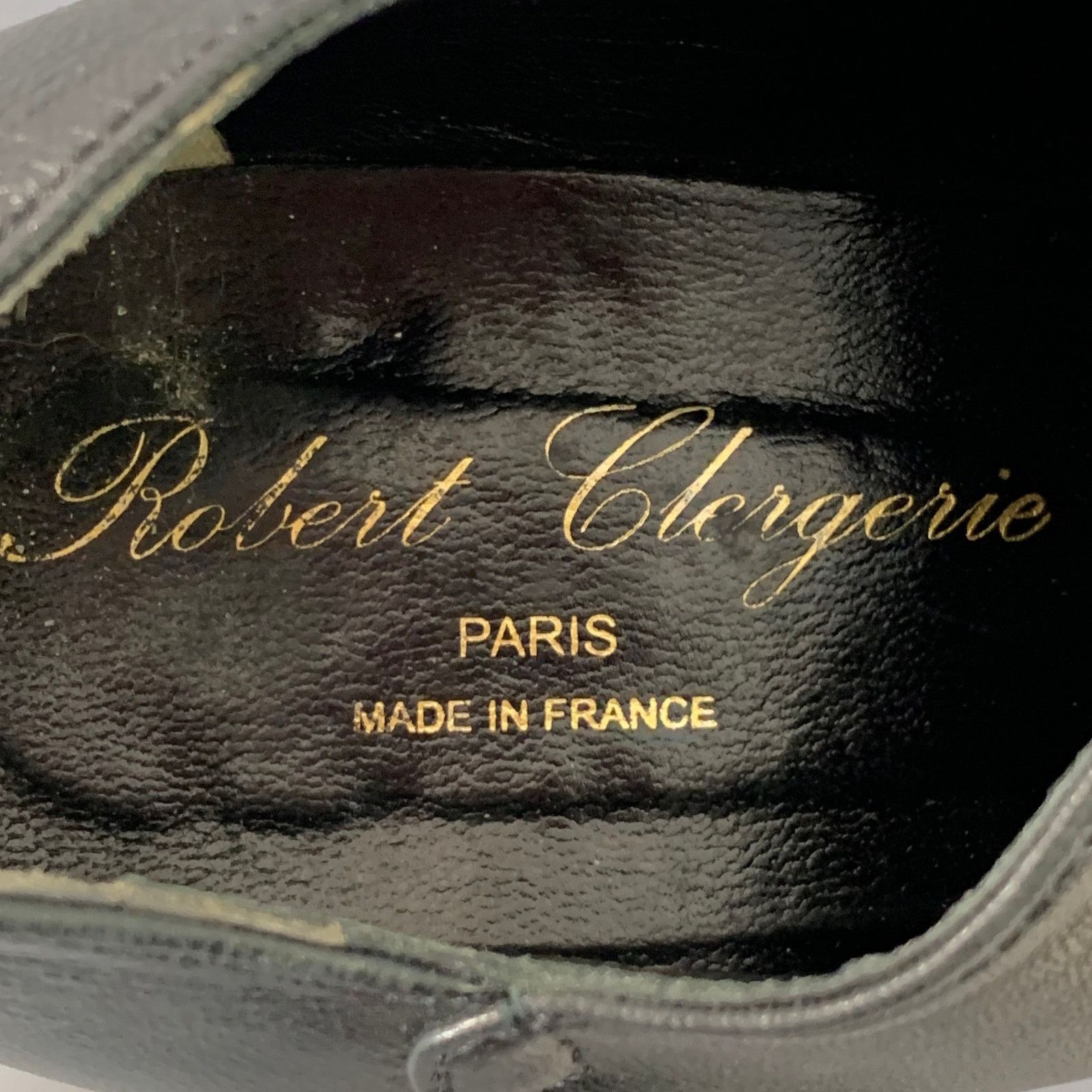 Robert Clergerie ROBERT CLERGERIE Black Leather Platform Ankle Booties Size US 6 / IT 36 - 7 Thumbnail