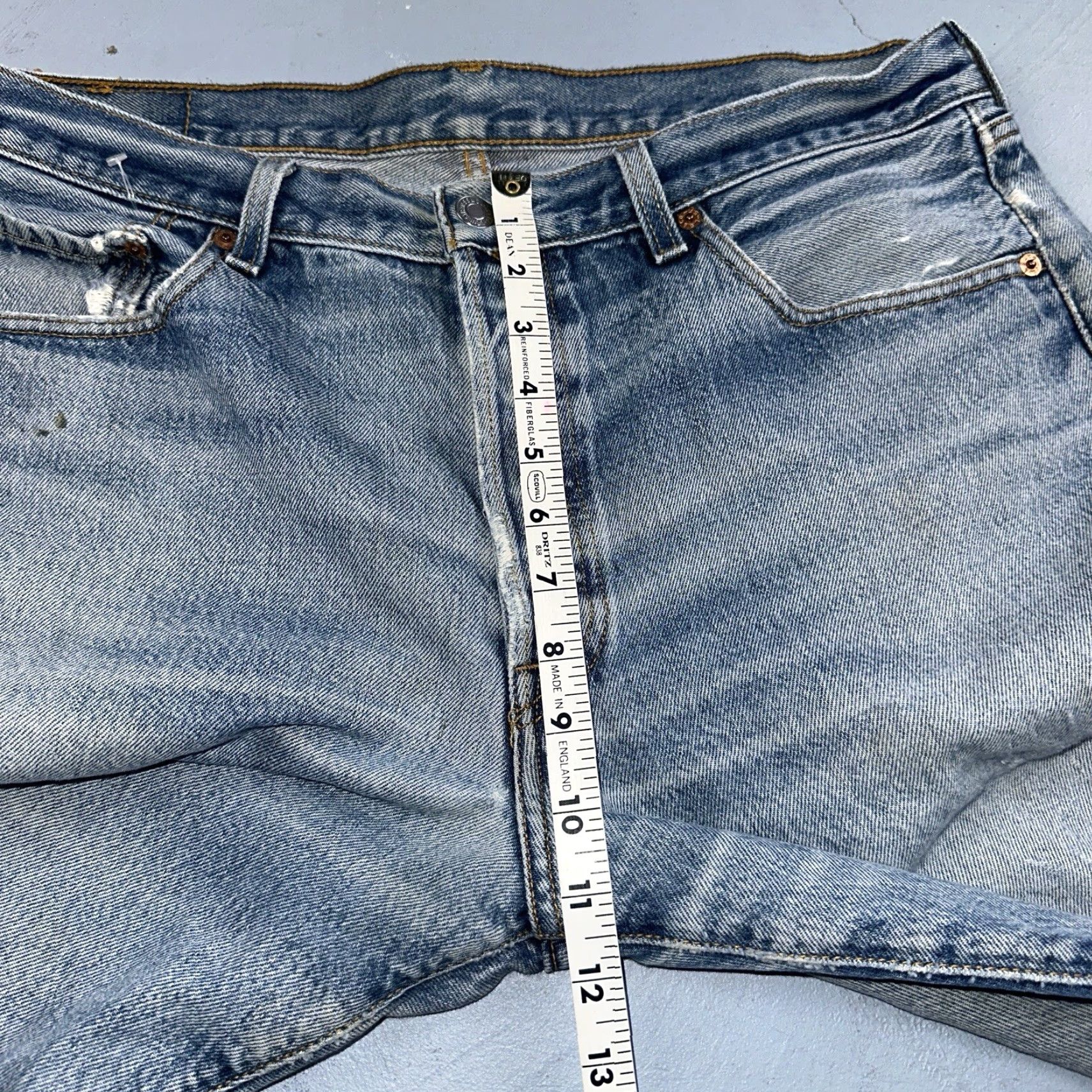 Levi's Levi's 501 Vintage 90s Mexico Levi's Jeans 501 Straight Light Wash 36x34 Men Denim Cotton Blue N/A Size US 36 / EU 52 - 7 Thumbnail