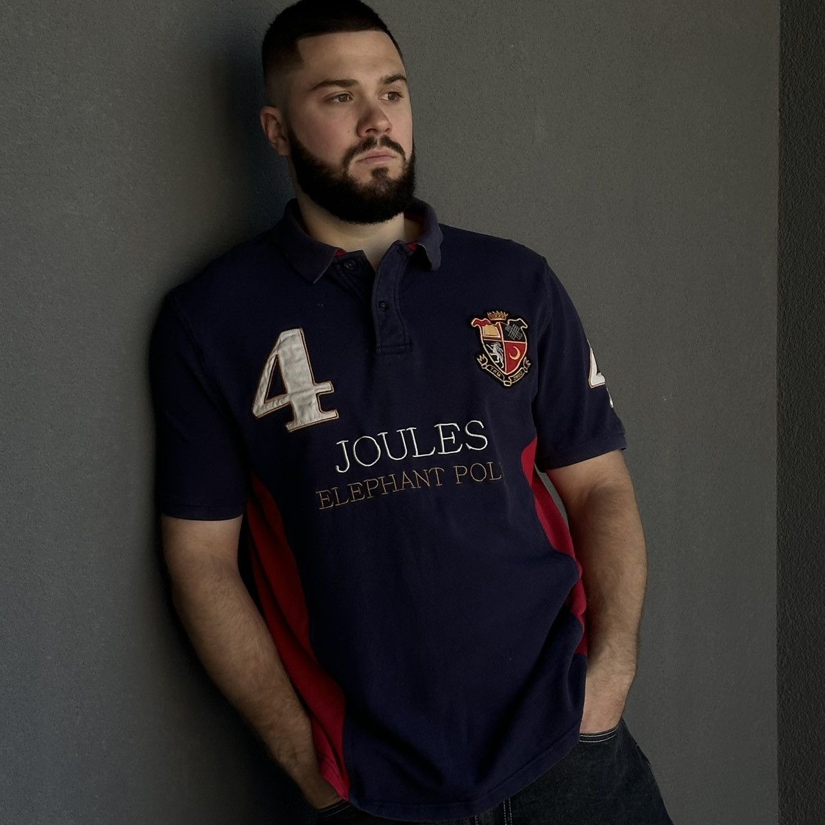 Designer × Vintage Vintage Elephant Polo Tournament T-shirts Joules Y2K 00s Size US L / EU 52-54 / 3 - 1 Thumbnail